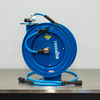 50' BluBird Retractable Pressure Washer Hose Reel Blue | 1/4" M22 14mm