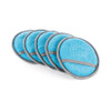 The Rag Company Ultra No Soak Round Detailing Applicator | 5 Pack | The Clean Garage