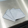 The Rag Company Wrinkle Glass Towel | 3 Pack | Gray | The Clean Garage