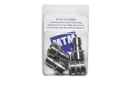 MTM Garden Hose Quick Connect Kit Stainless Steel 4 Piece