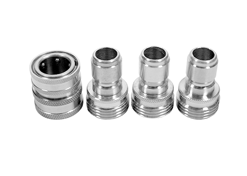 MTM Garden Hose Quick Connect Kit Stainless Steel 4 Piece