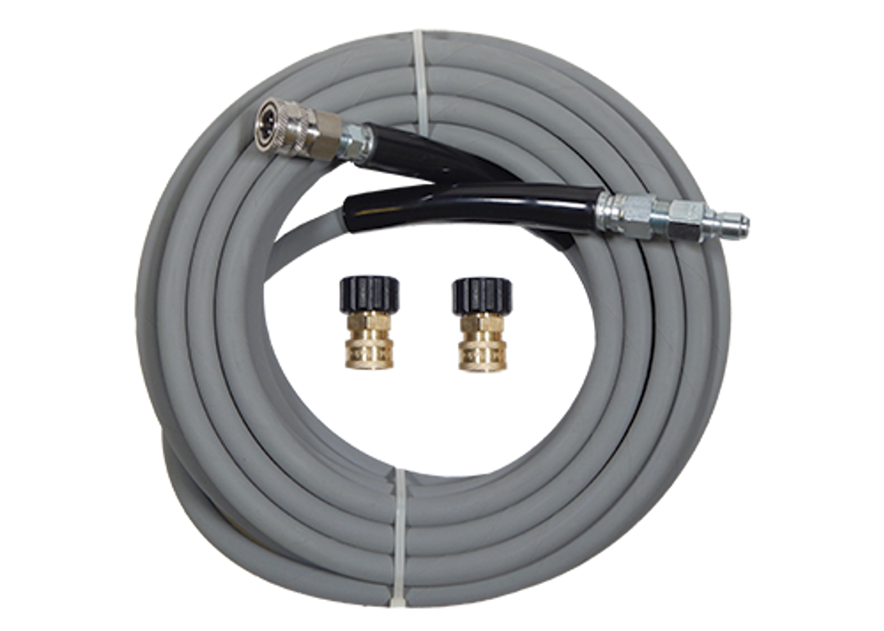 50 Kobrajet Pressure Washer Hose Gray Mtm Pro Kit 5 With Quick Connects