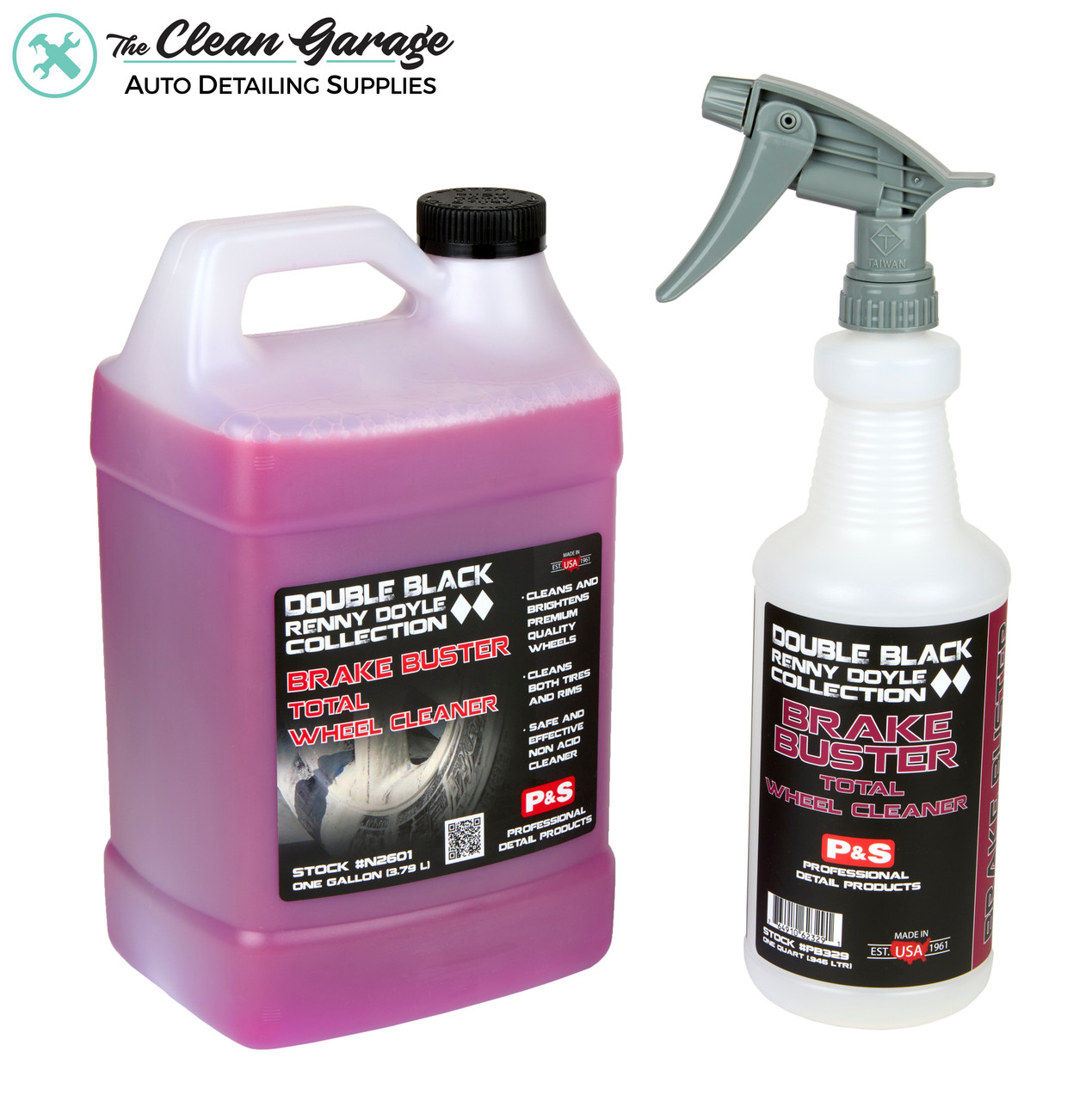 P&S Double Black Brake Buster Non-Acid Total Wheel Cleaner 16oz - Passion  Detailing