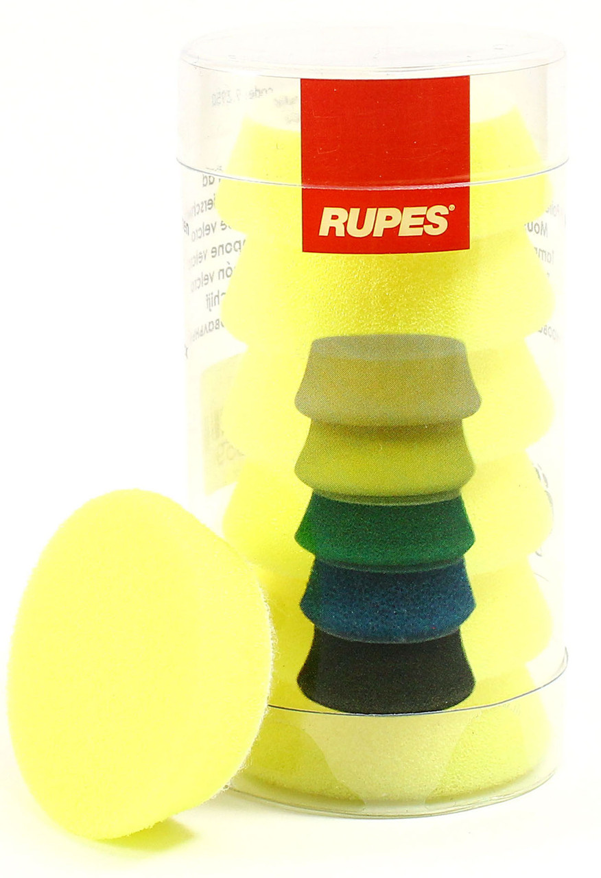 Rupes iBrid Yellow Polishing Foam Pad 6 Pack 40mm (1.5 Inch)