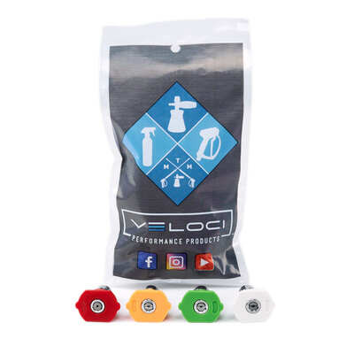 MTM Rinse Nozzles 5.0 Orifice 4 Pack 1/4" Stainless Quick Connect