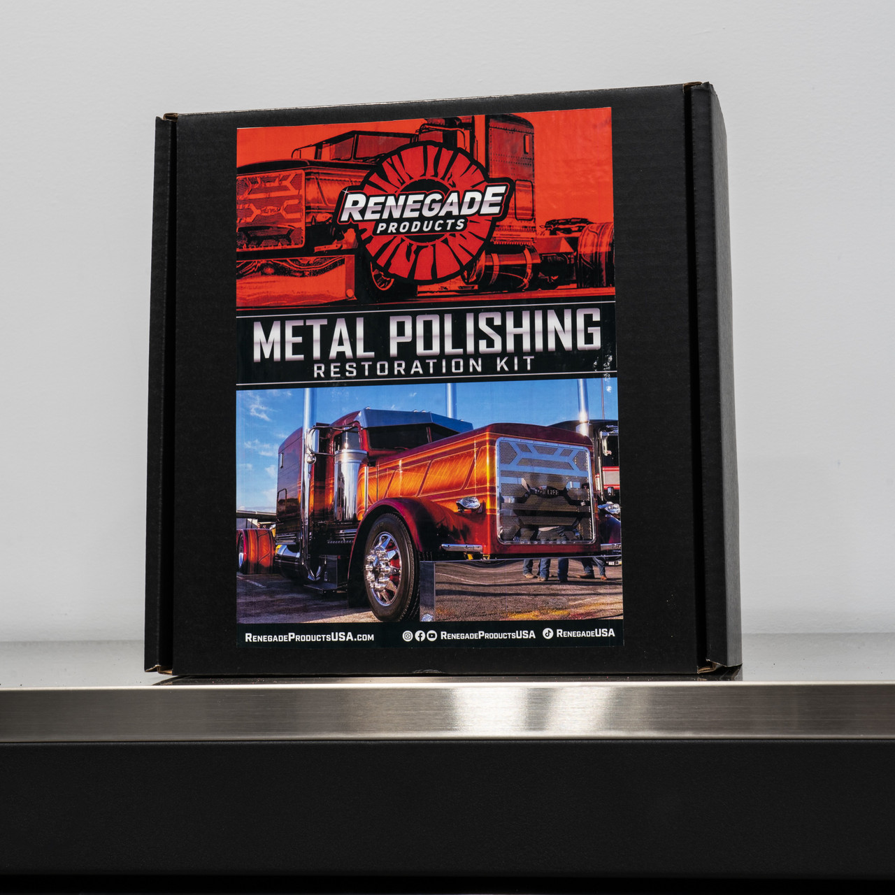 Renegade Metal Polishing Kit with Flex 7 Angle Grinder