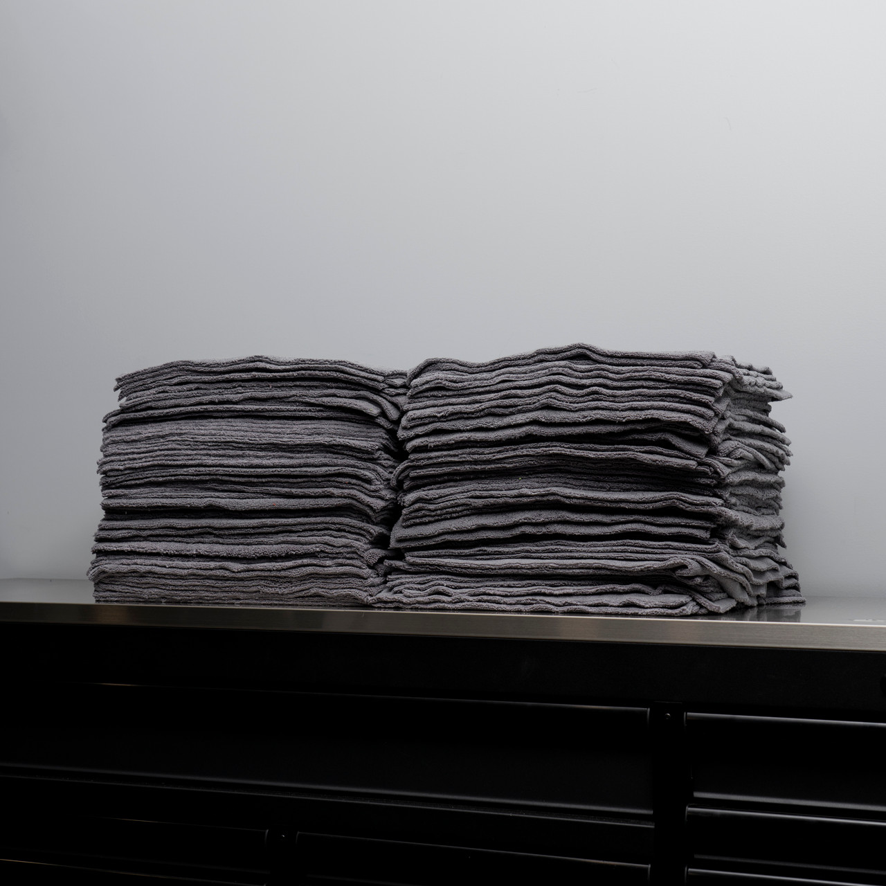 Dual Pile Edgeless 500 GSM Microfiber Towel Gray | Full Case 125 | Save 10%  In Cart