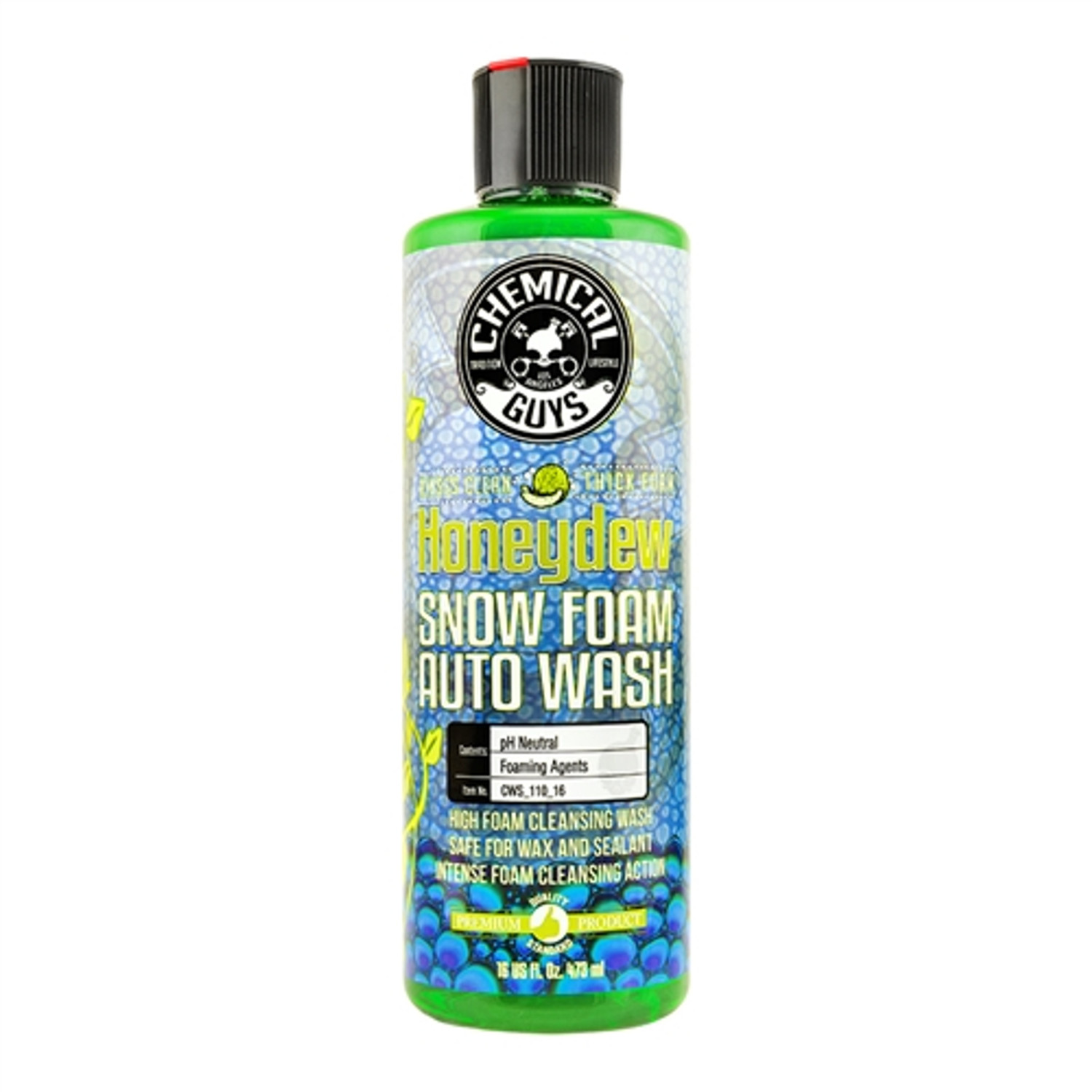 AUTO FANATIC 007 Snow Foam Car Shampoo 16oz - pH Neutral Mega Concentrate Snow  Foam Car Wash