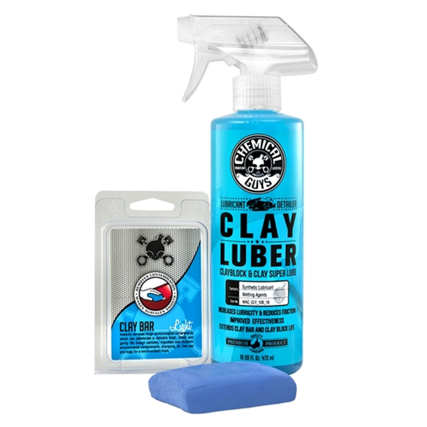Fine Grade Clay Bar Kit - Decontaminate & Clean Car Paintwork