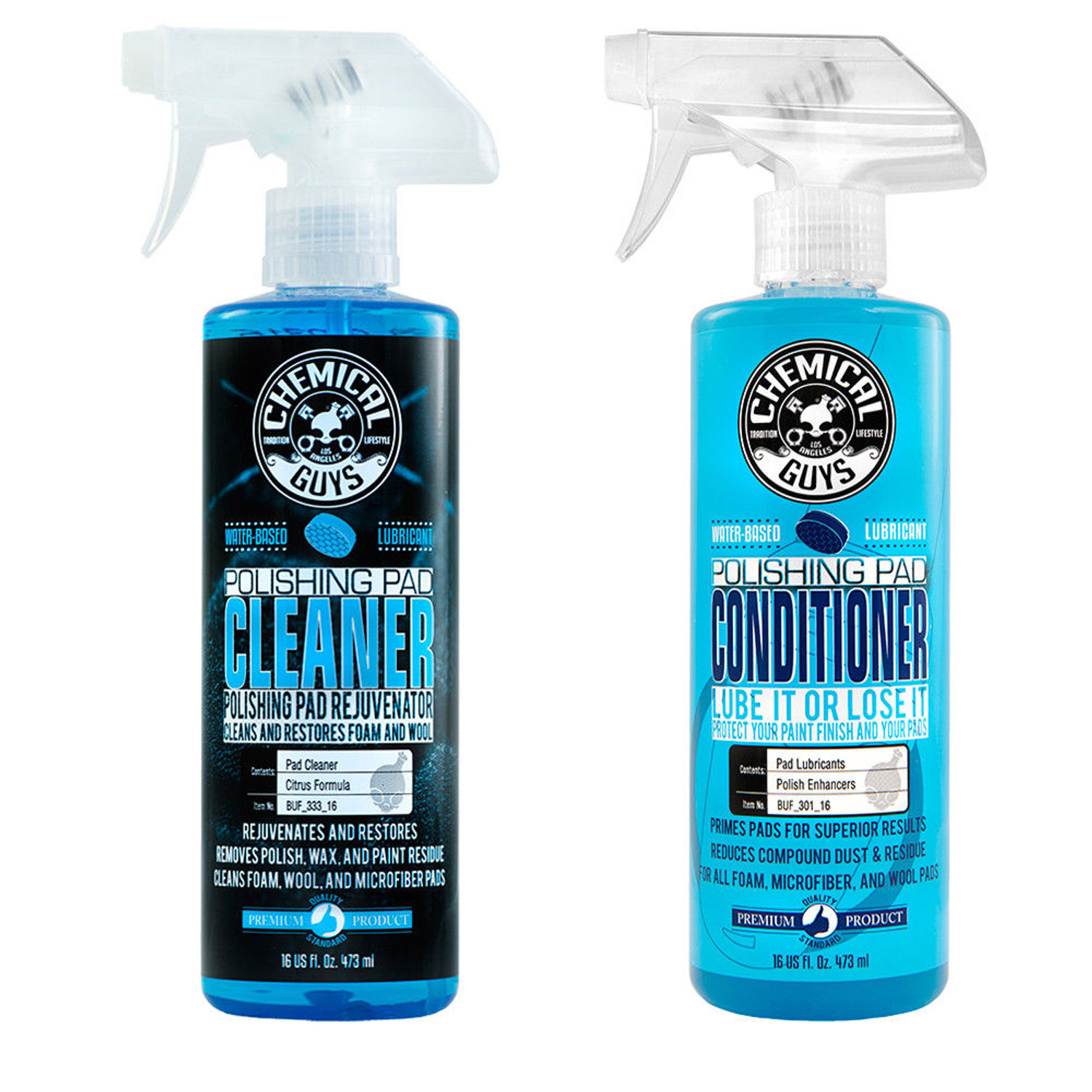 Chemical Guys Polishing Pad Cleaner & Conditioner Spray Combo Kit