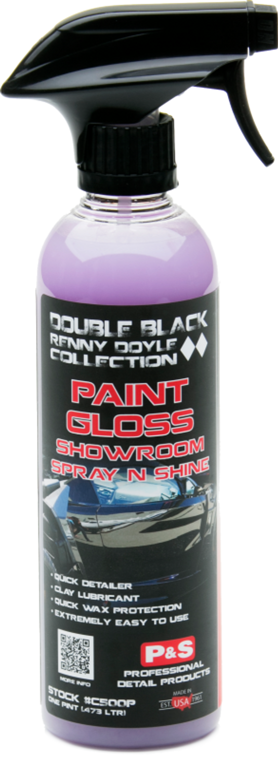 P&S Paint Gloss Showroom Detail Spray N Shine Gallon and 32oz KIT - Detailer  Wax