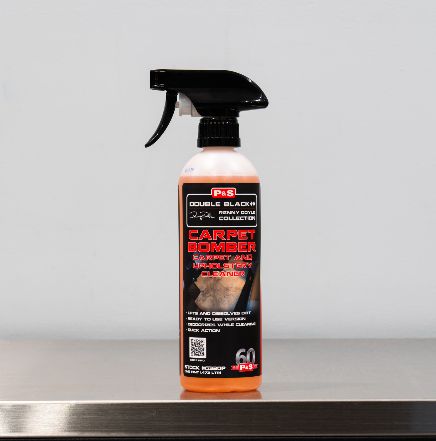 P&S Double Black Collection Bomber Carpet And Upholstery Cleaner