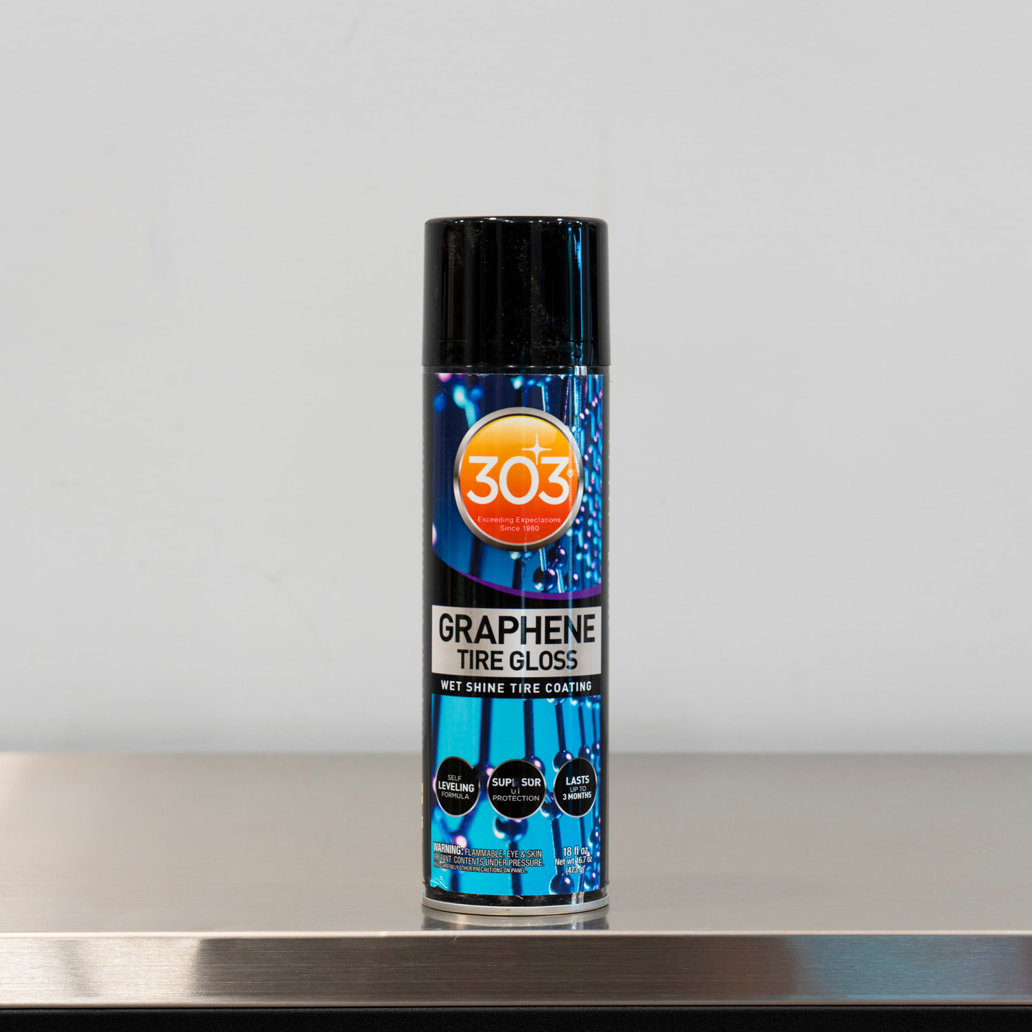 303 Graphene Tire Gloss 18oz  Aerosol Wet Shine Tire Coating