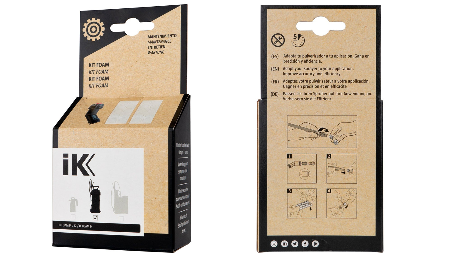 IK Foam Pro 12 Replacement Nozzle Kit | The Clean Garage