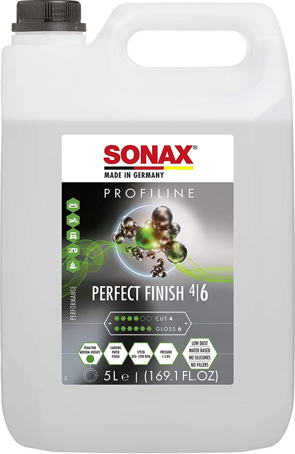 Sonax Perfect Finish 5 Liter | Profiline One Step and Finishing Polish