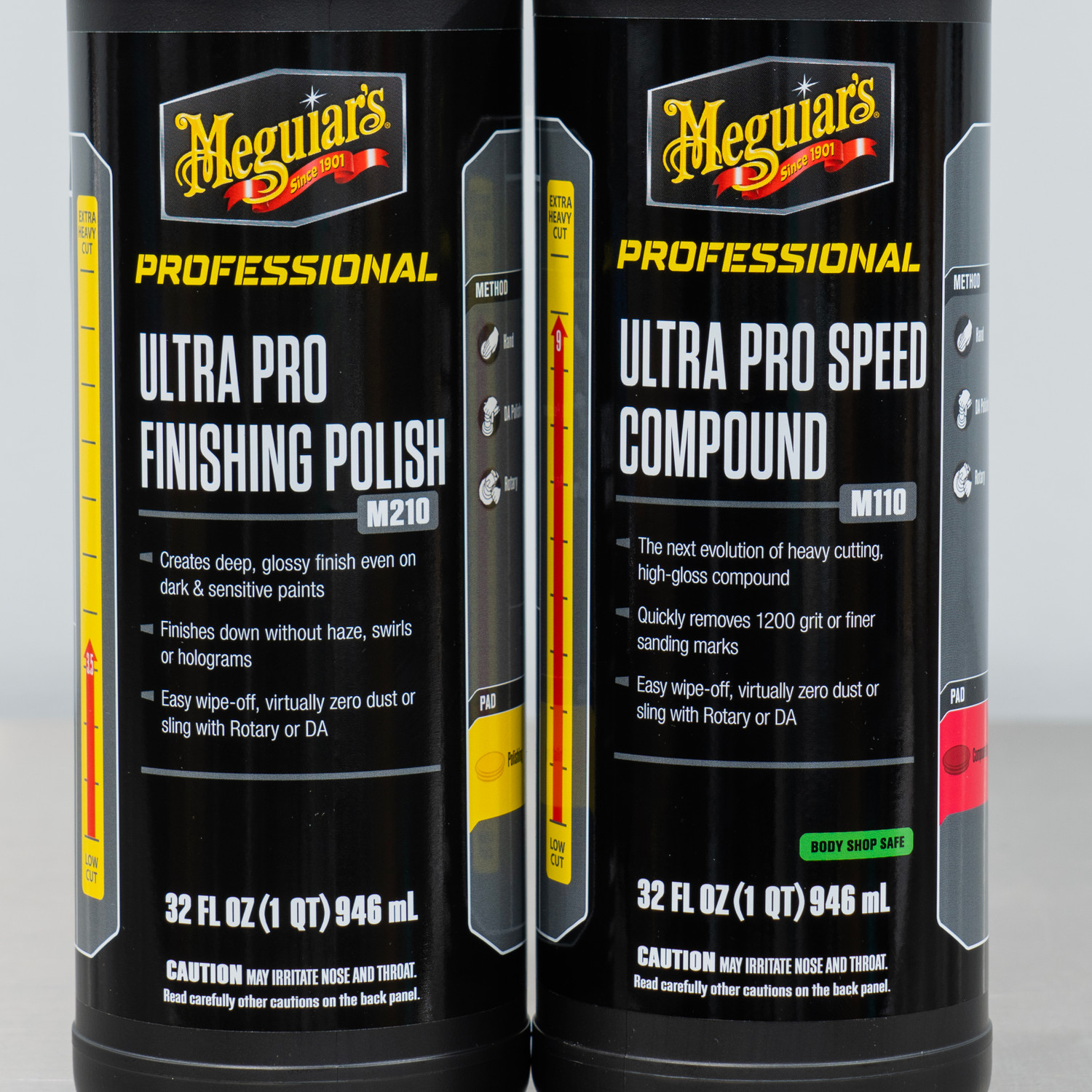 Clean Garage Meguiars M110 Ultra Pro Speed Compound M210 Finishing