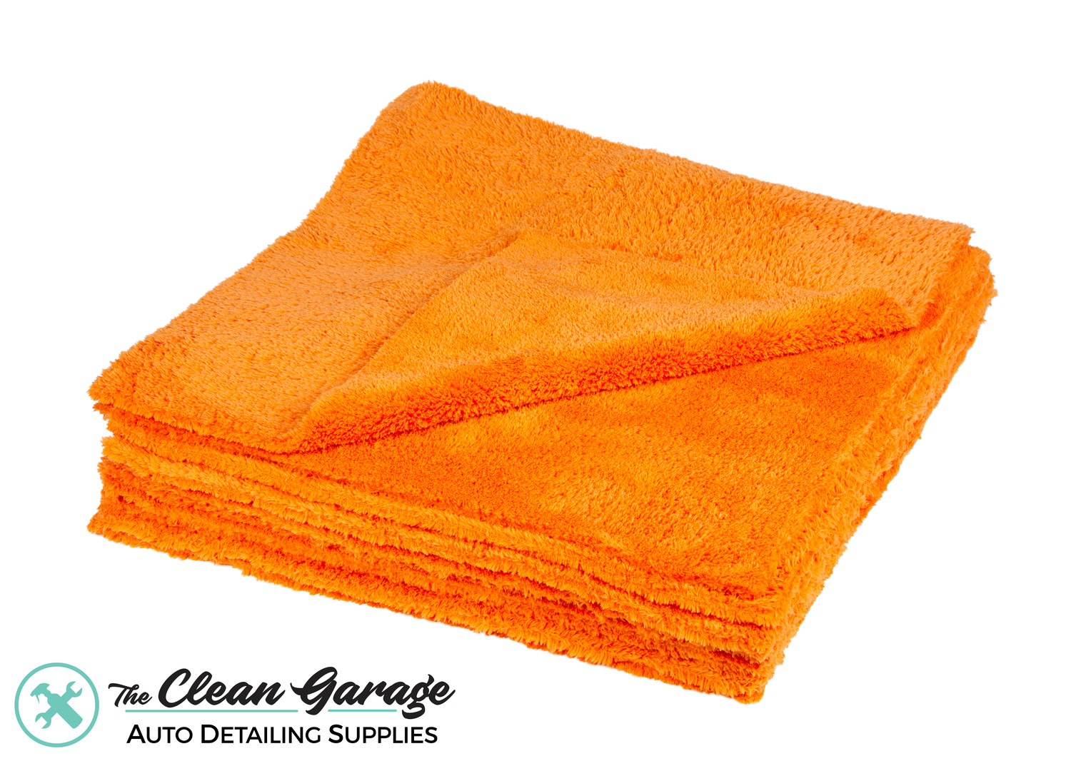 The Clean Garage Ultra Plush Edgeless 500 GSM Microfiber Detailing