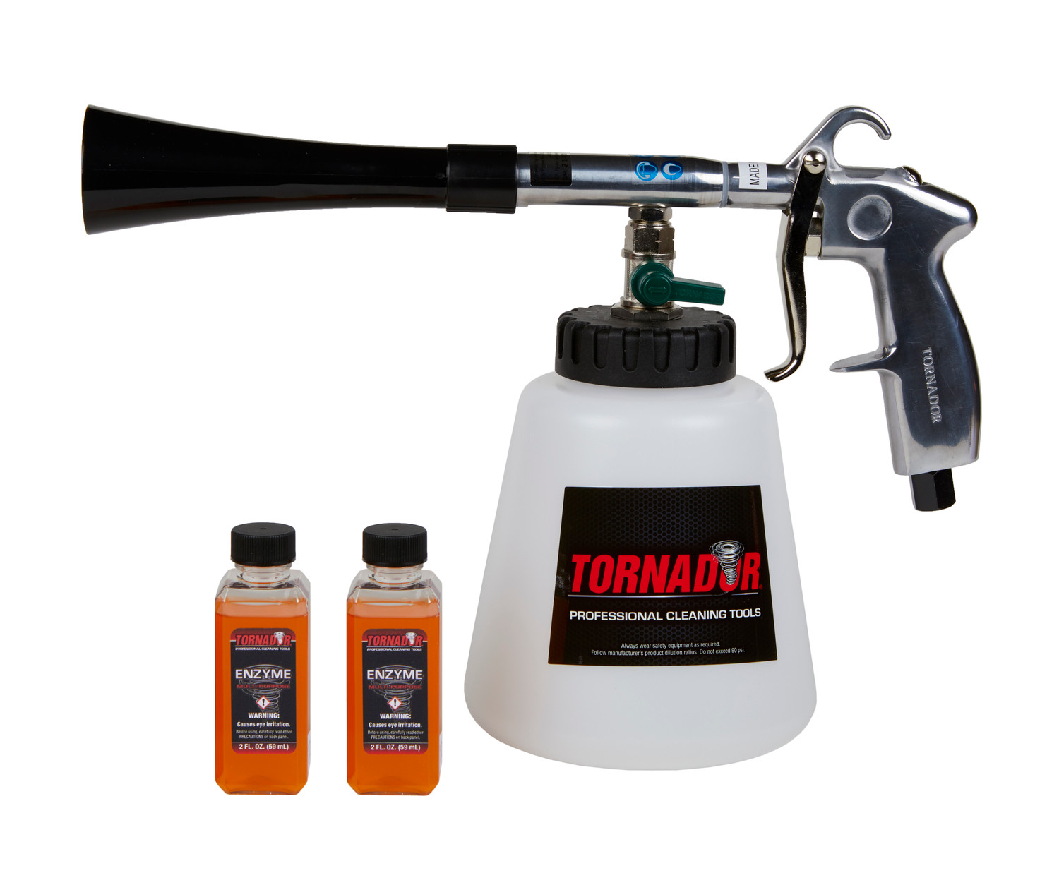 Tornador Blow Gun Tool  Air Powered Interior Cleaning Tool