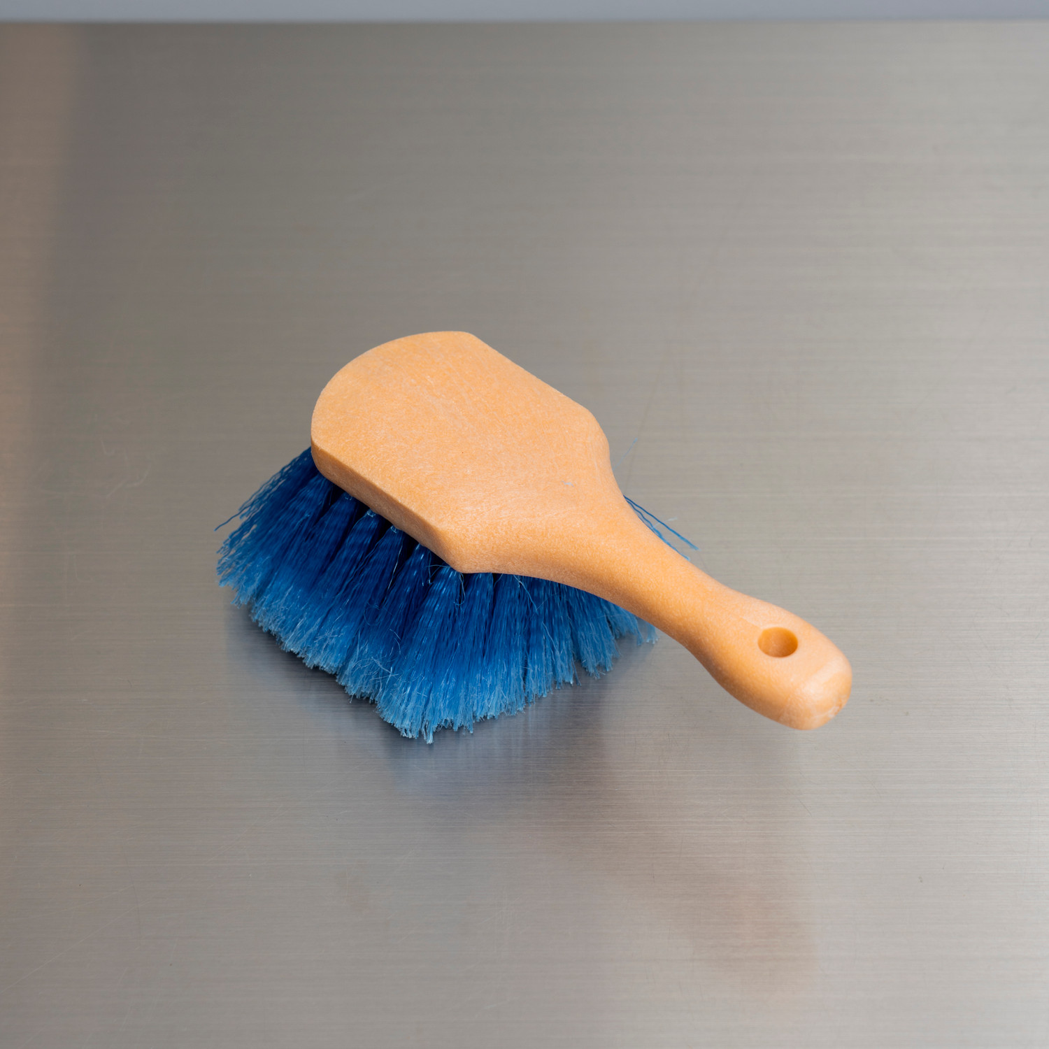 8 Tire Cleaning Brush Blue  Short Handle Stiff Scrubbing Brush