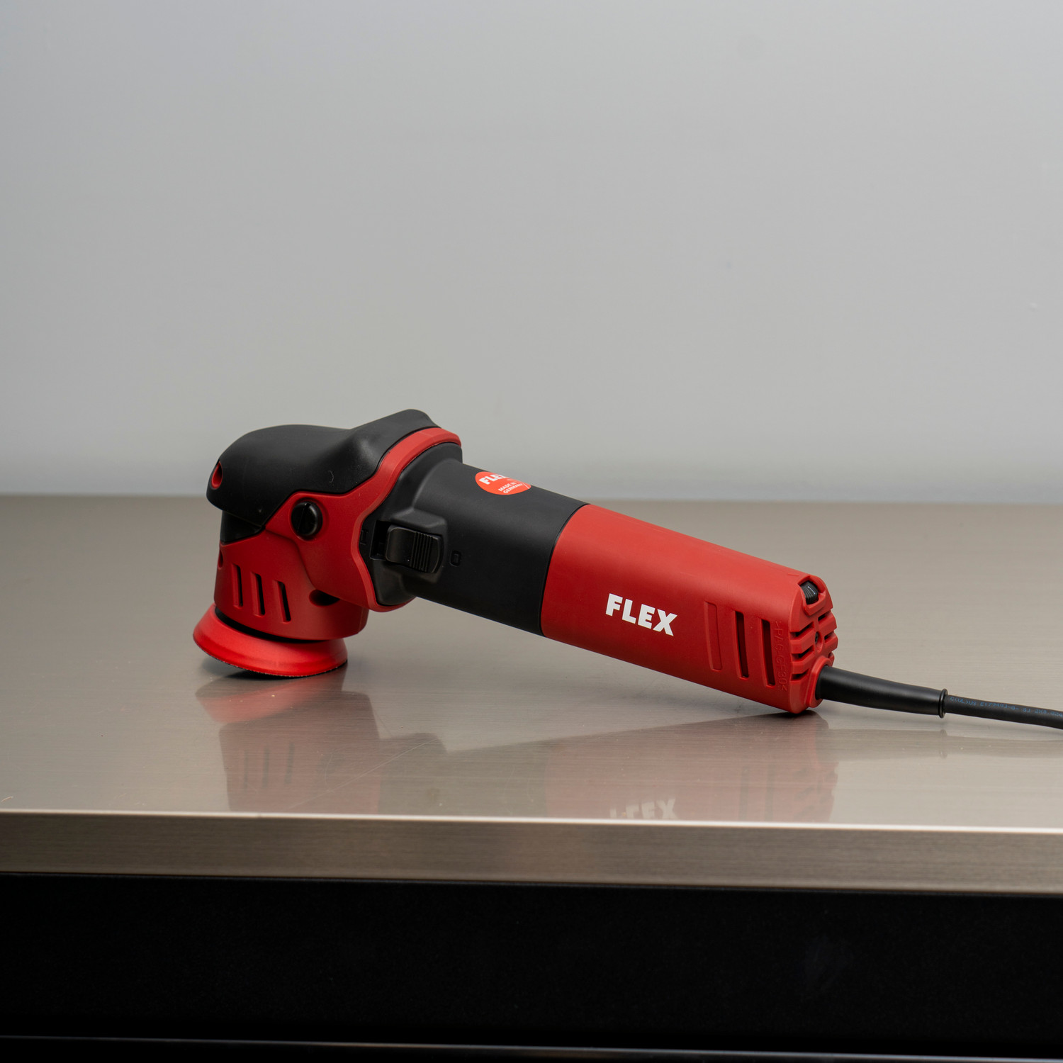 FLEX XFE7-12 mini random orbital polisher, 3 plate