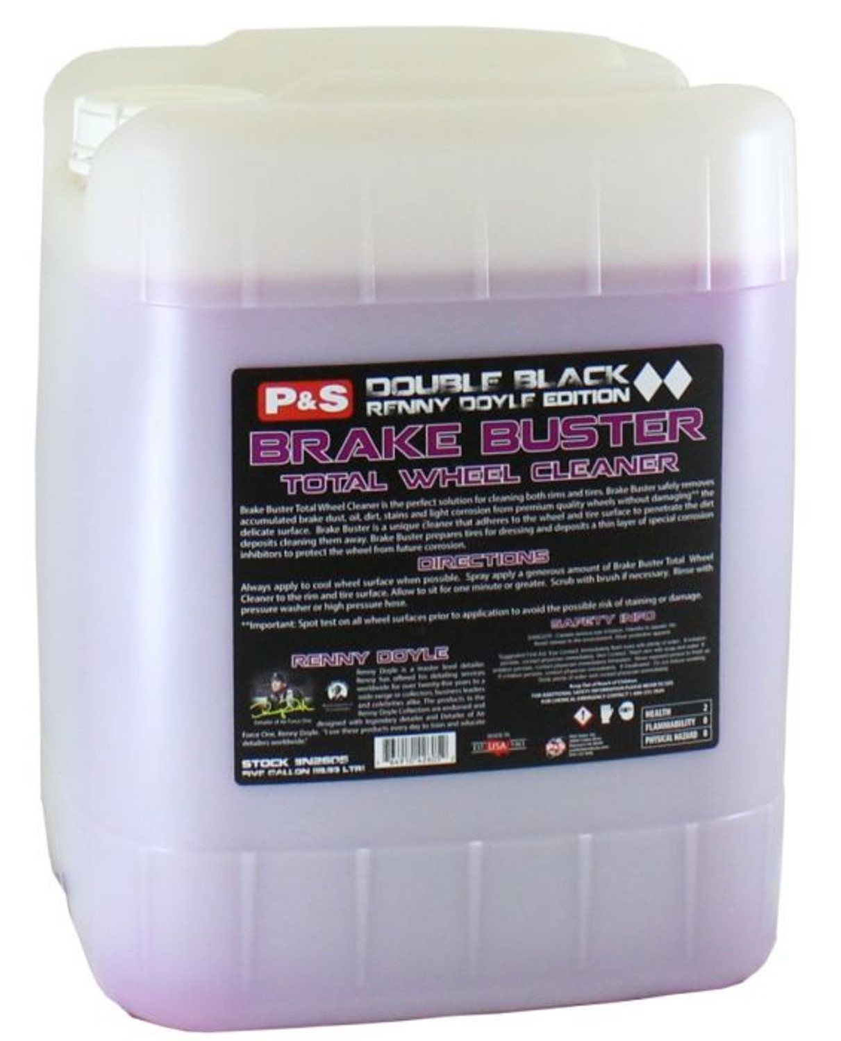 P&S Brake Buster 5 Gallon  Double Black Wheel Tire Cleaner