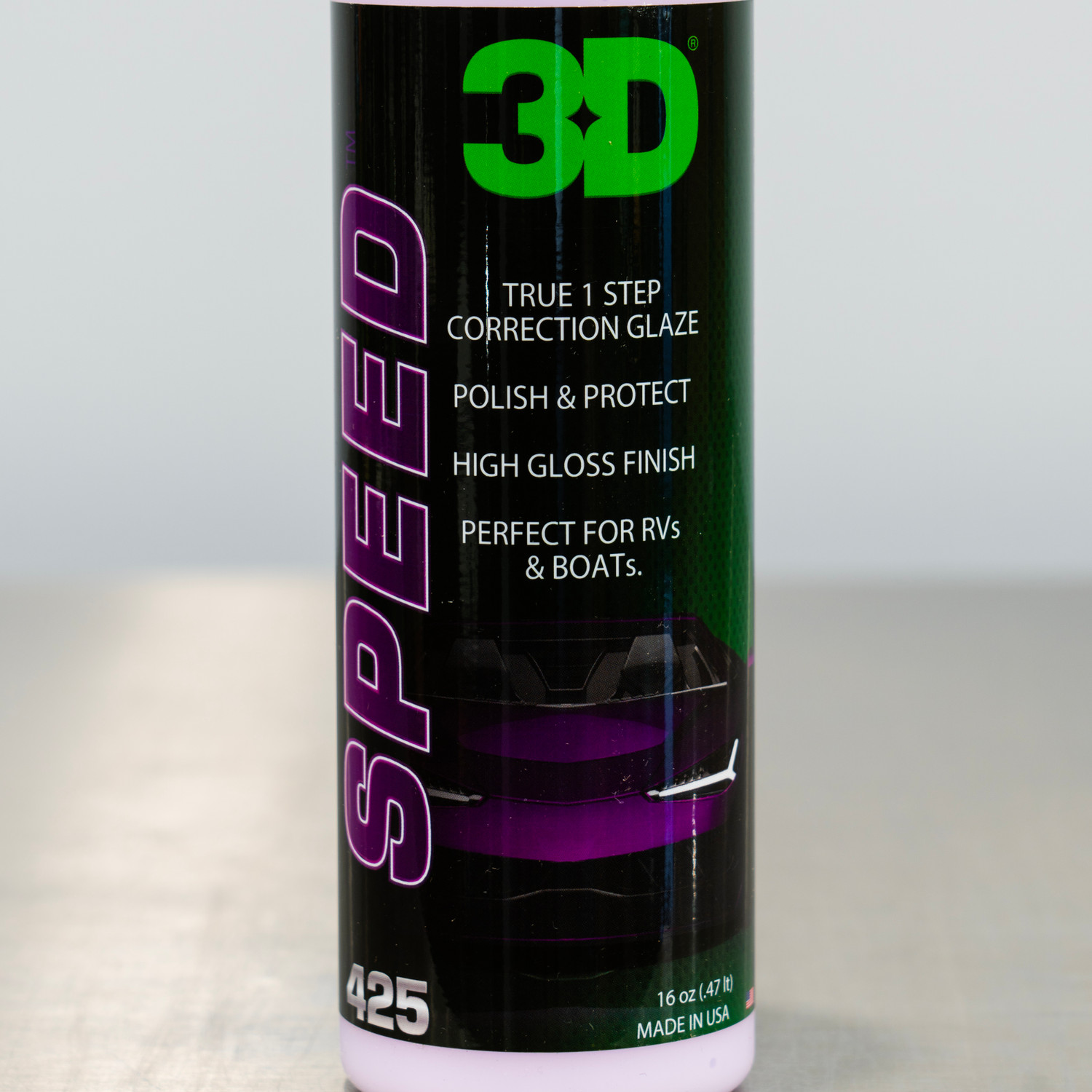 3D Speed All in One Correction Glaze 16oz | One Step Polish