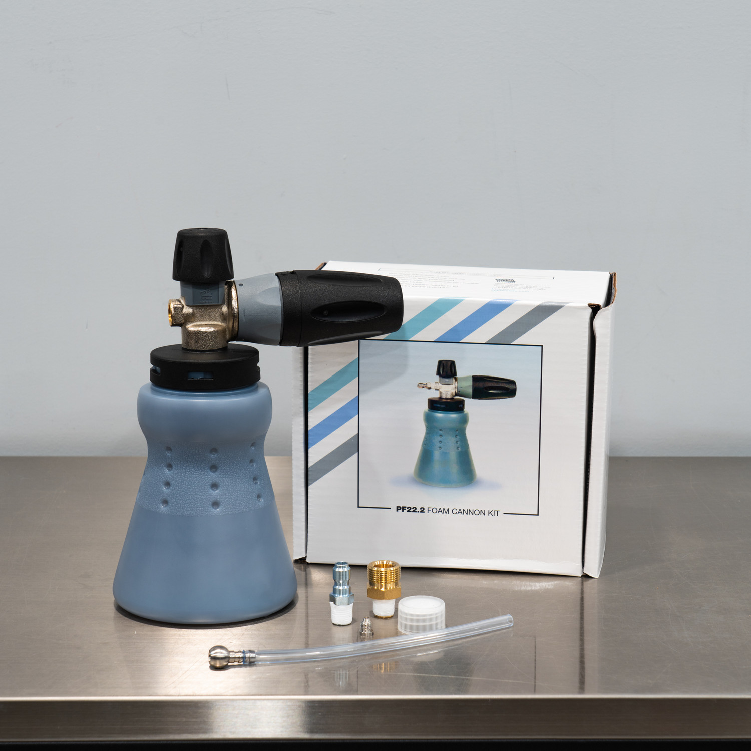 MTM PF22.2 Foam Cannon Kit | New Wide Mouth Bottle | For