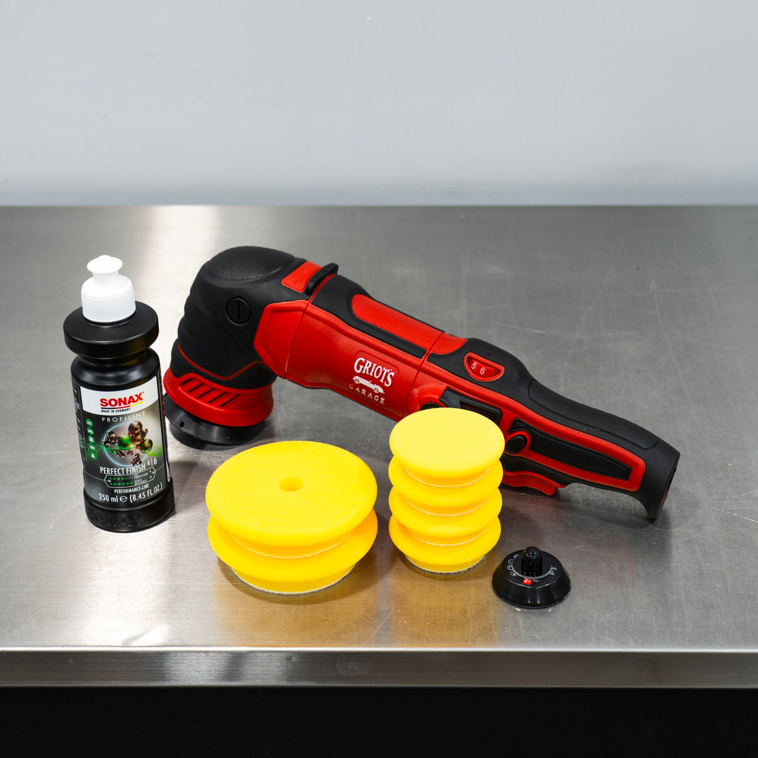 Griot's Garage G8 Polisher Kit | DA Combo With Pads and Polish