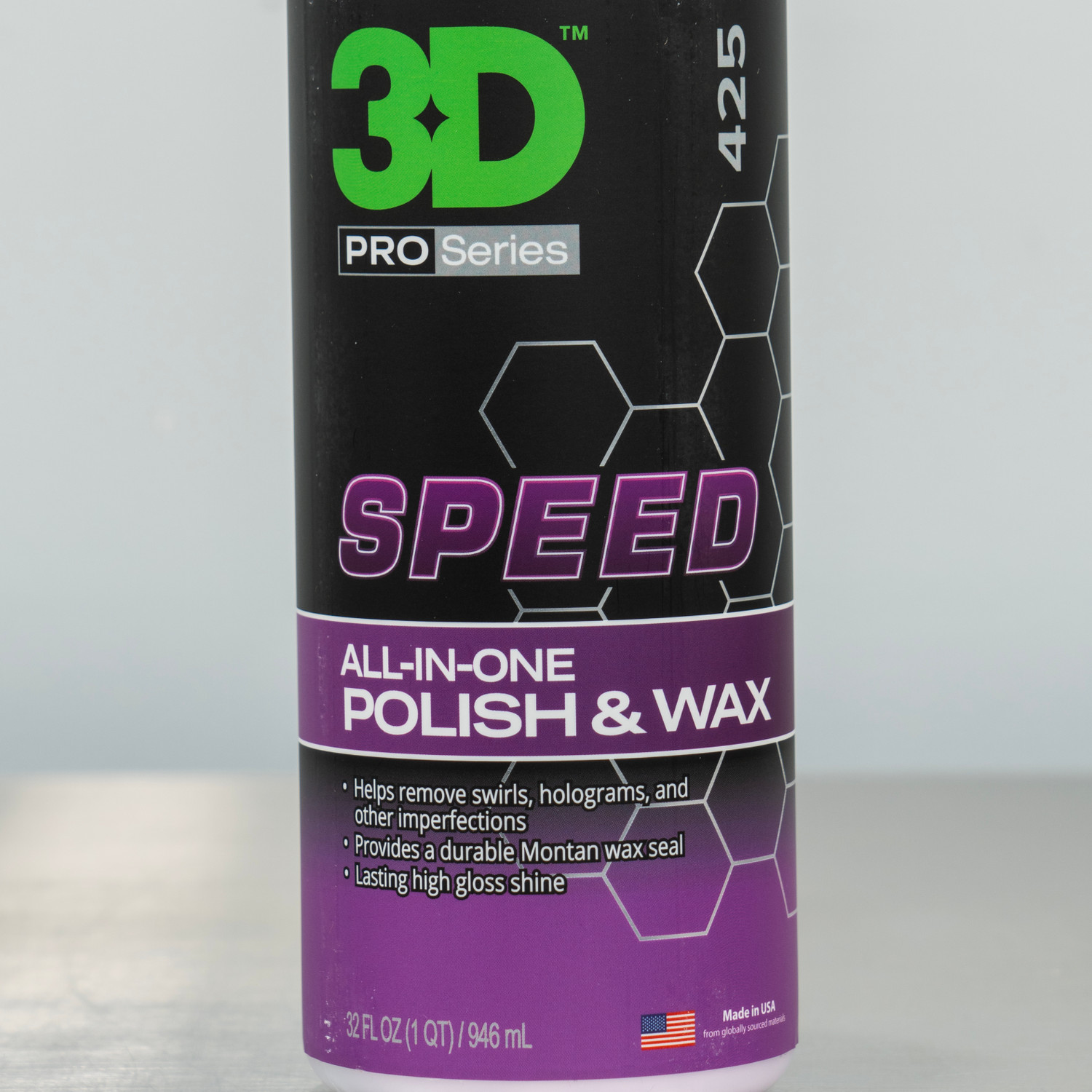 3D Speed All in One Correction Glaze 32oz | One Step Polish