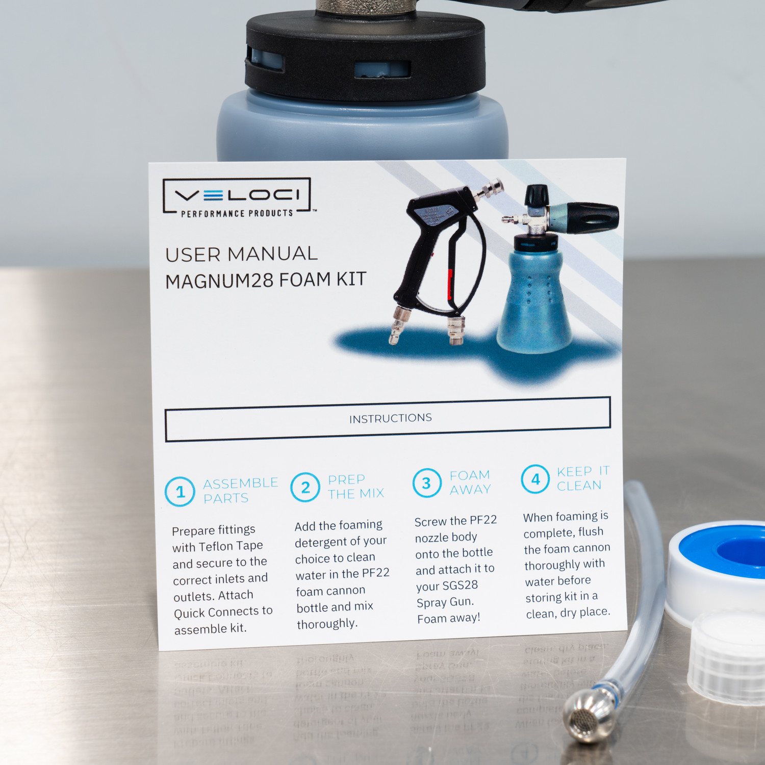 MTM Magnum 28 Kit | PF22.2 Wide Mouth Foam Cannon SGS28 Swivel Gun