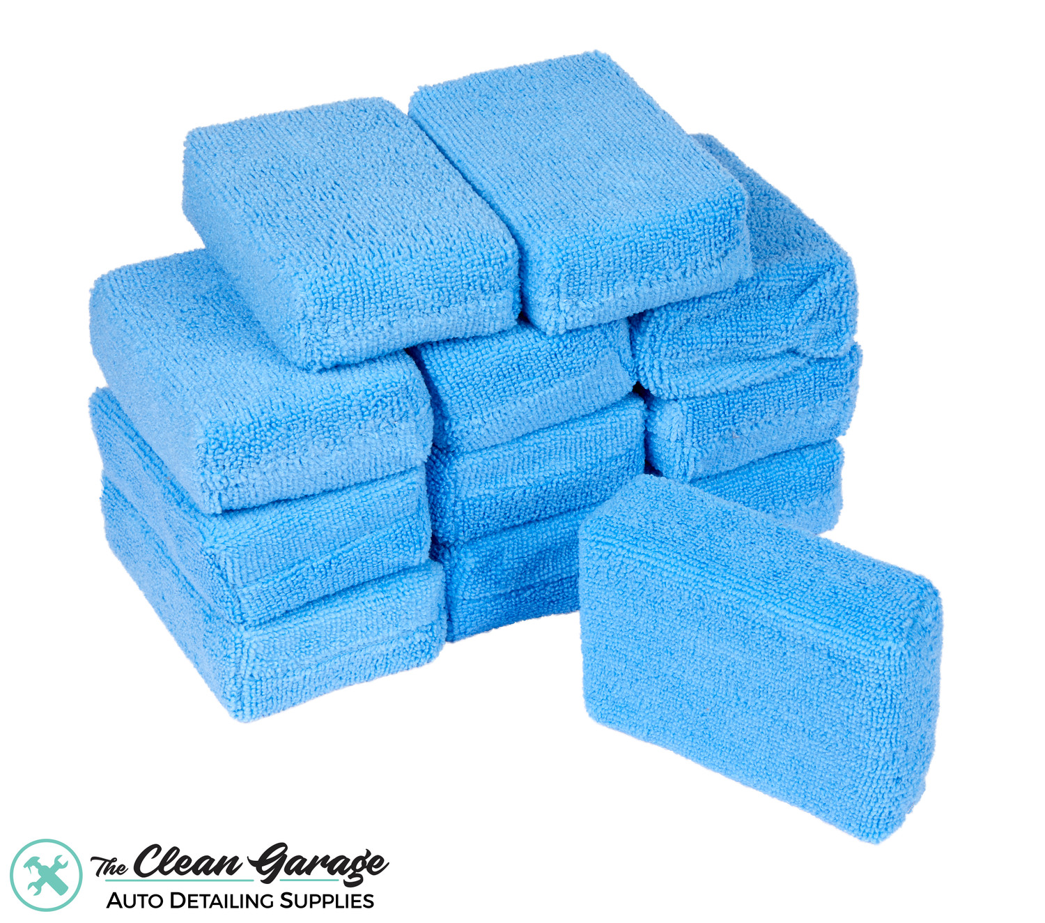 Blue Microfiber Applicator Pad