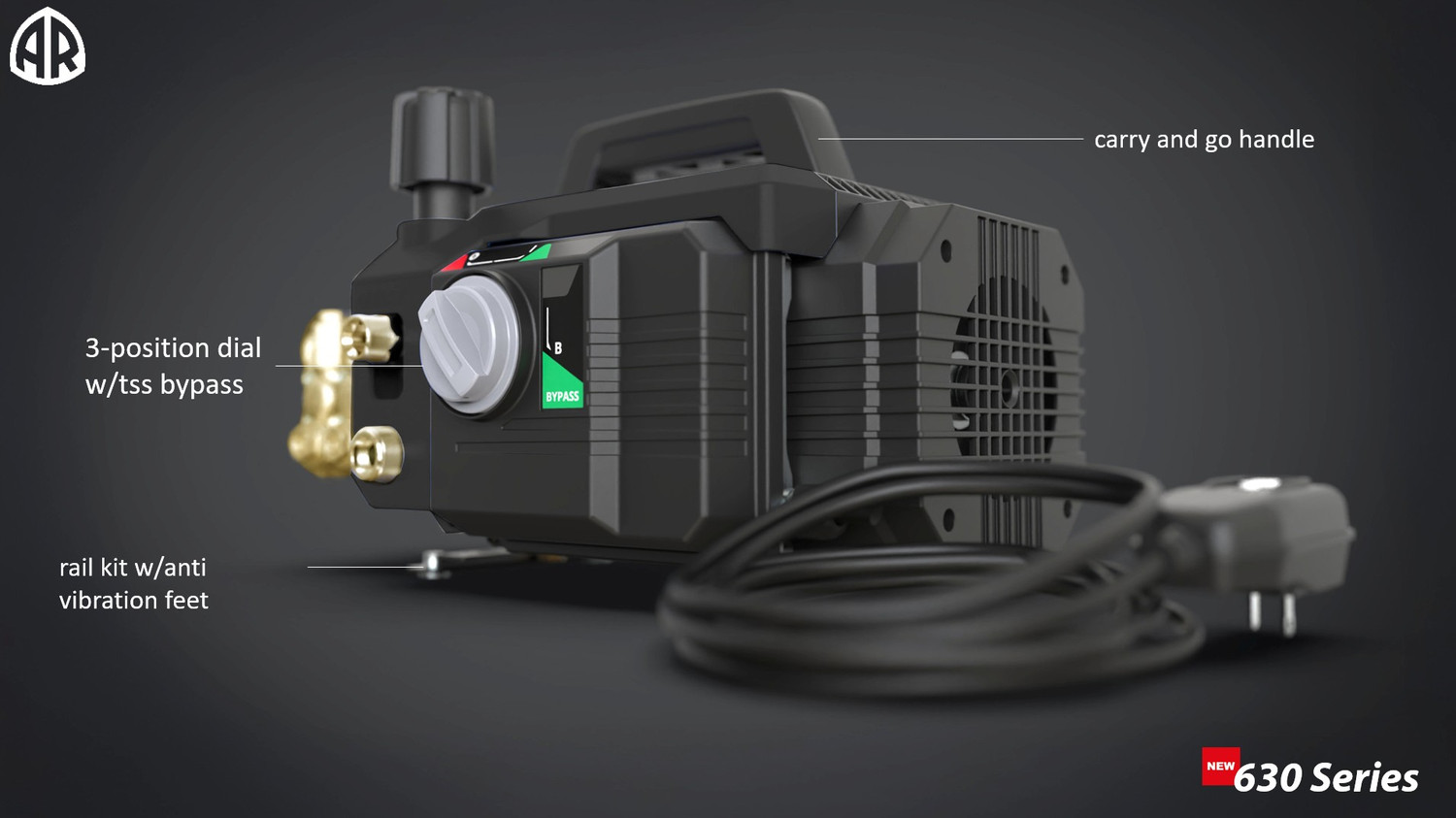 AR630 Gen 2 Pressure Washer | AR Blue Clean 630 TSS | 2.3 GPM