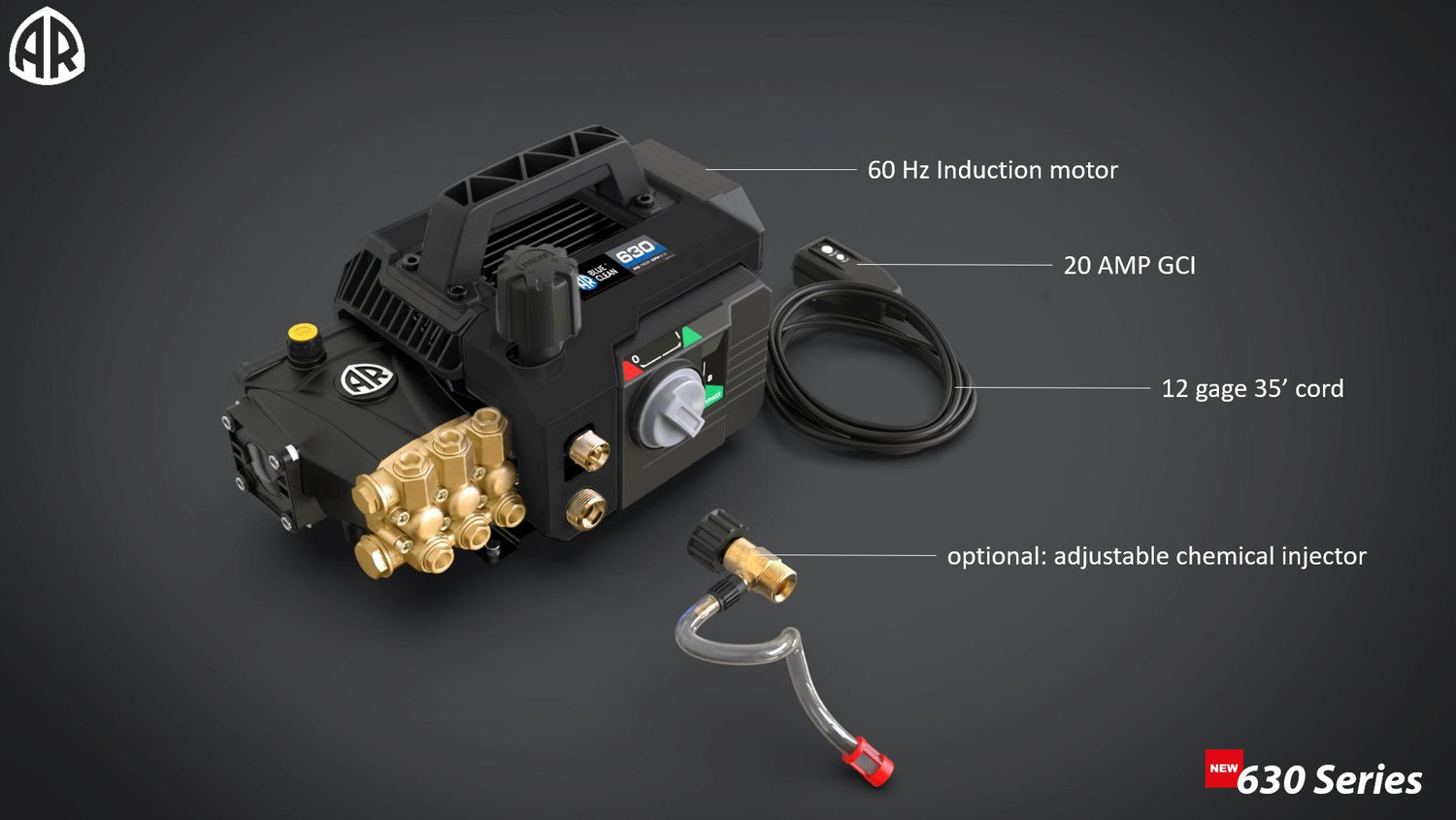 AR630 Gen 2 Pressure Washer | AR Blue Clean 630 TSS | 2.3 GPM