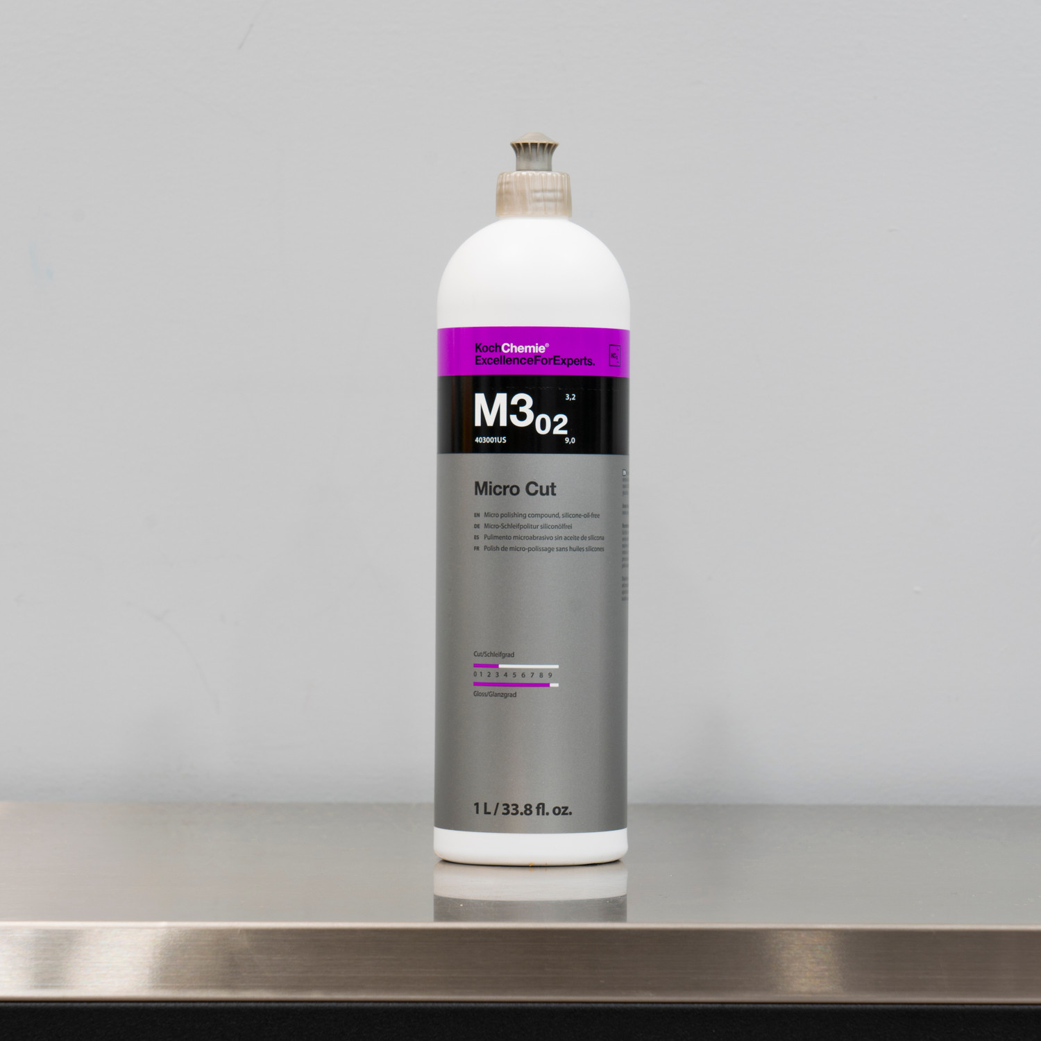 Koch Chemie Micro Cut Compound Polish | M3.02 1 Liter 33.8oz