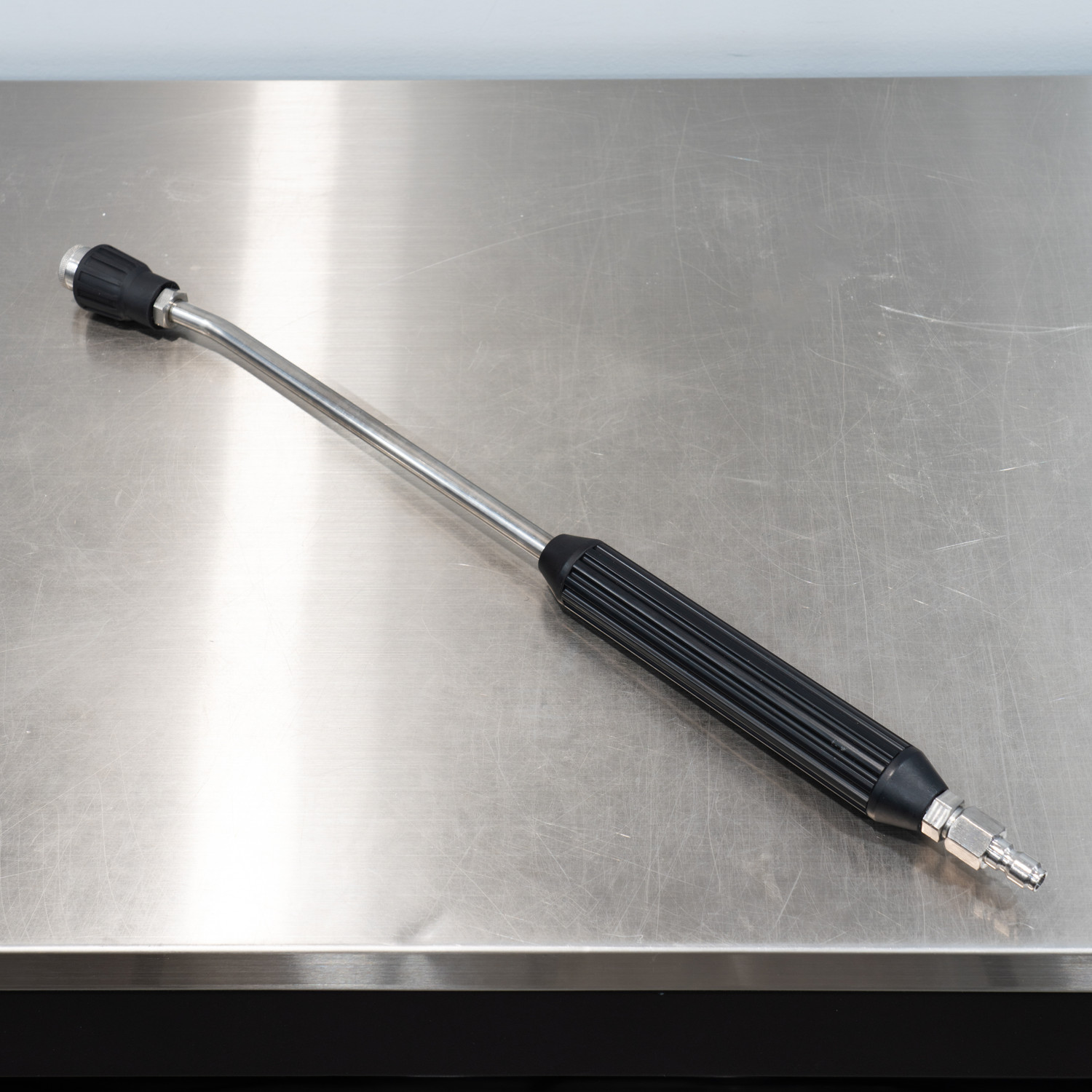 Mosmatic Pressure Washer Wand 20" Bent Stainless Steel w/ Quick Connects