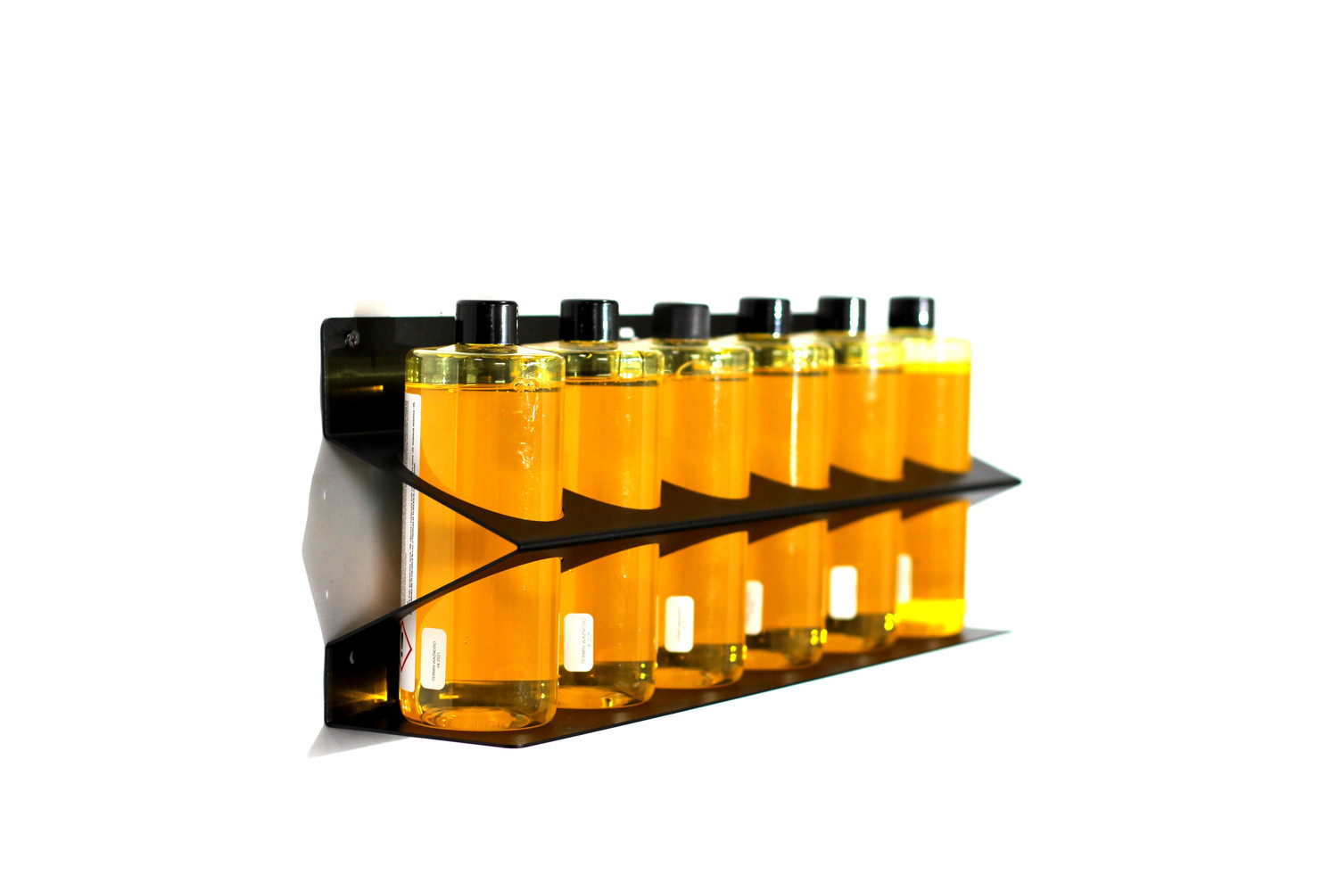 Wall Mount Bottle Holder Designed for Chemical Guys Auto Detailing