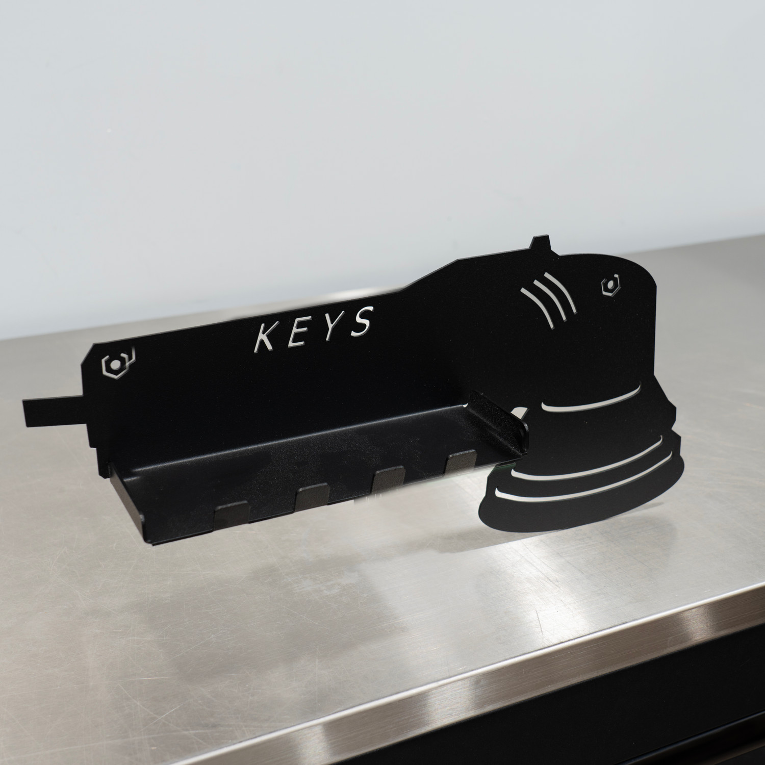 Poka Premium Wall Key Hanger | Polisher Shaped 4 Hangers