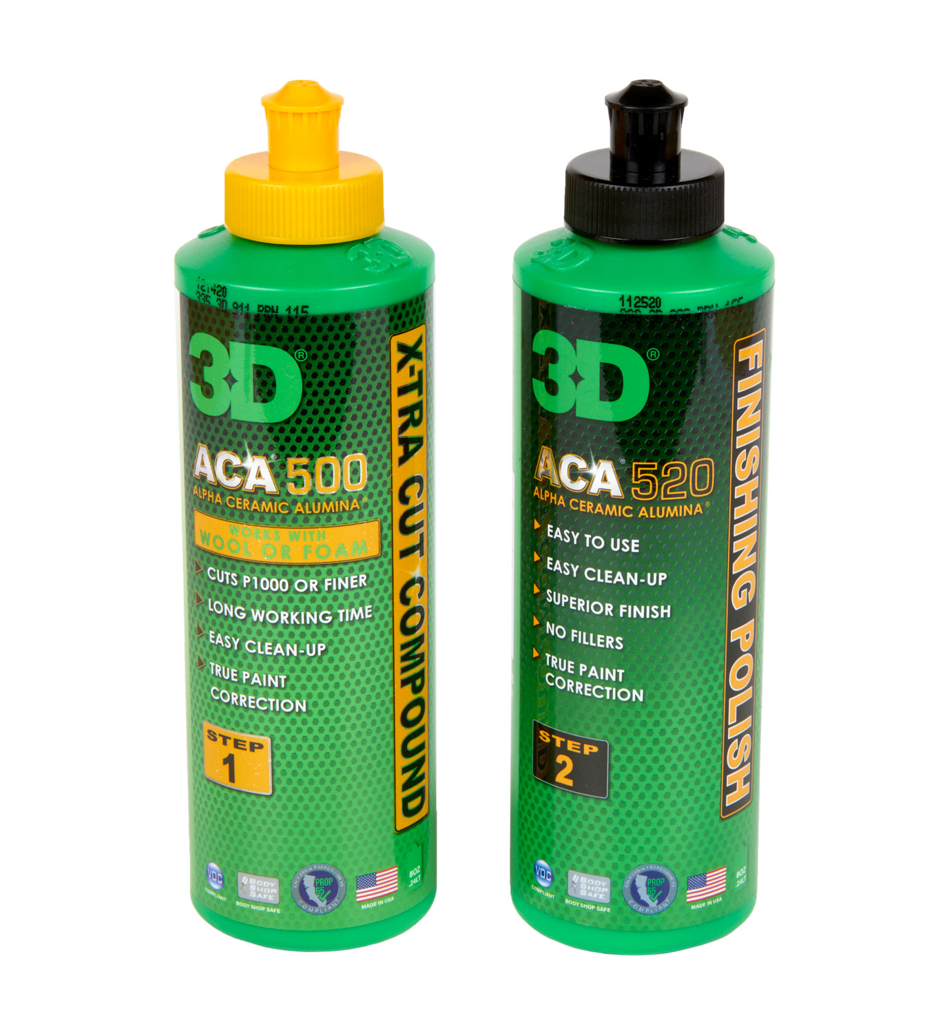 Win & Sons Type Akitani オールインワン 3D ACA 500 & 520 Combo 8oz | Body Shop Safe Compound & Polish