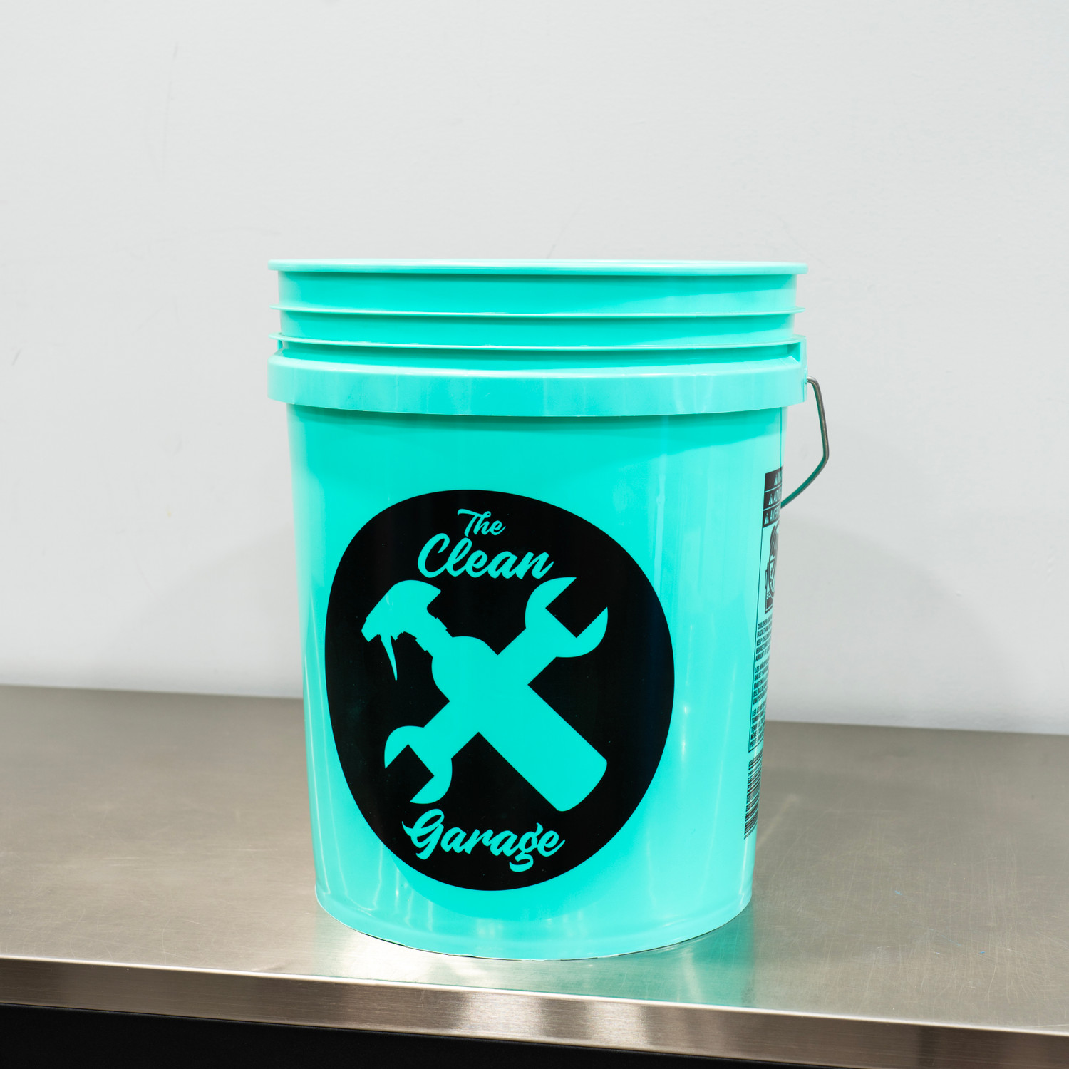 The Clean Garage 5 Gallon Bucket | Mint Green | Optional Insert