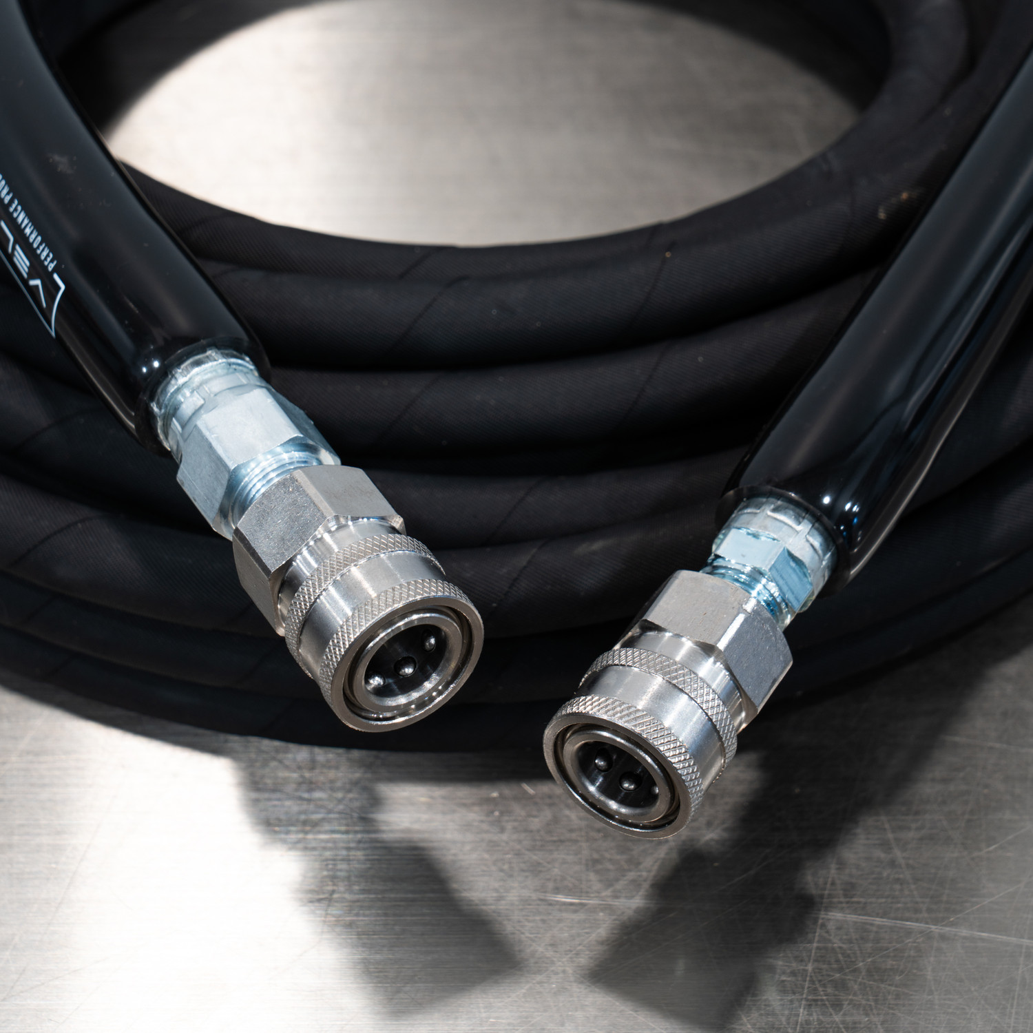 50' Kobrajet Pressure Washer Hose Black | 50 Foot | 3/8
