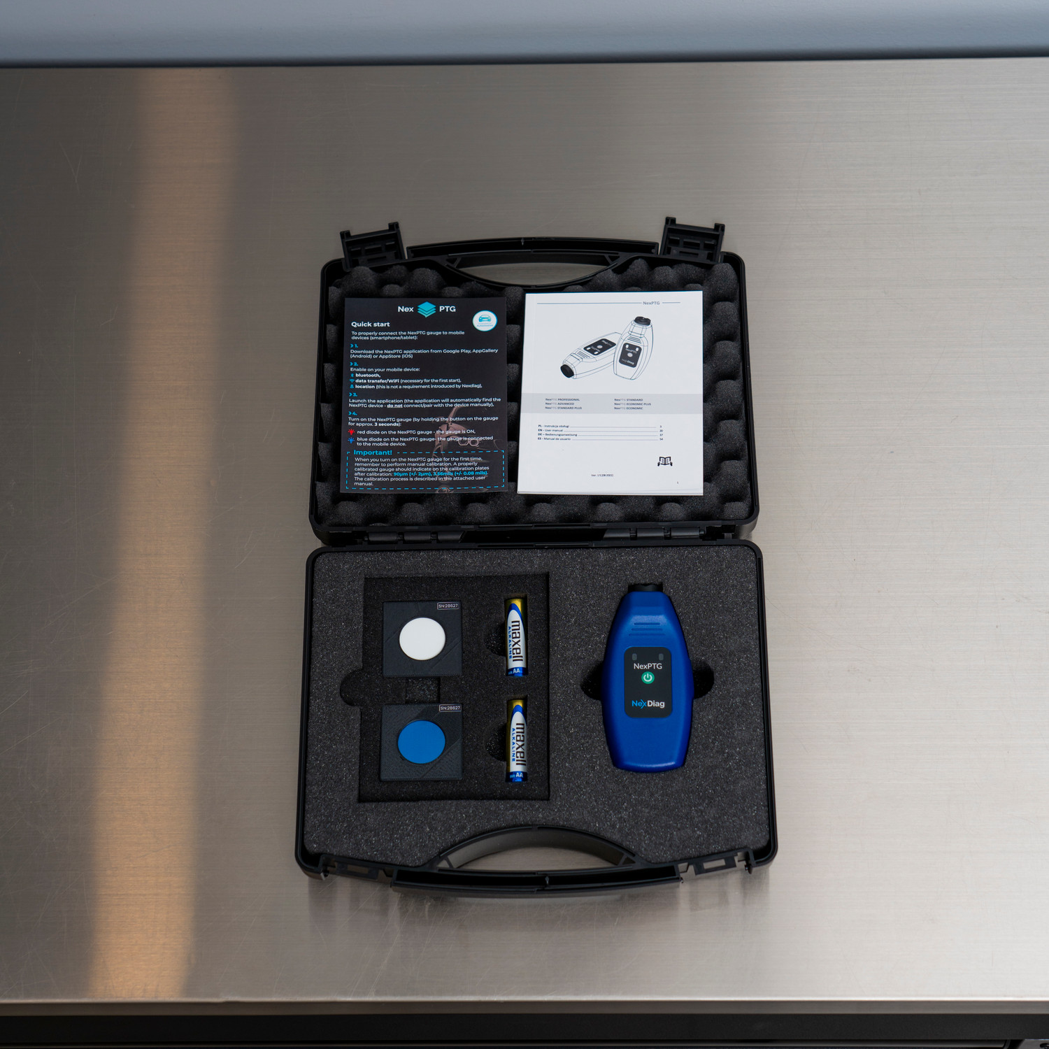 NexDiag NexPTG Professional Paint Coating Thickness Depth Gauge