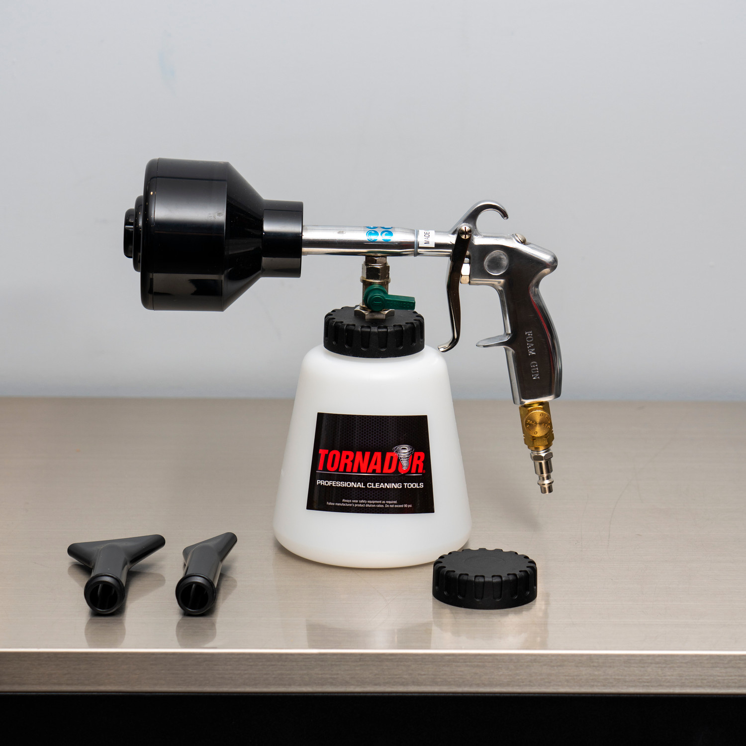 Tornador Air Foam Gun | Air Powered Pneumatic Snow Foam Cannon