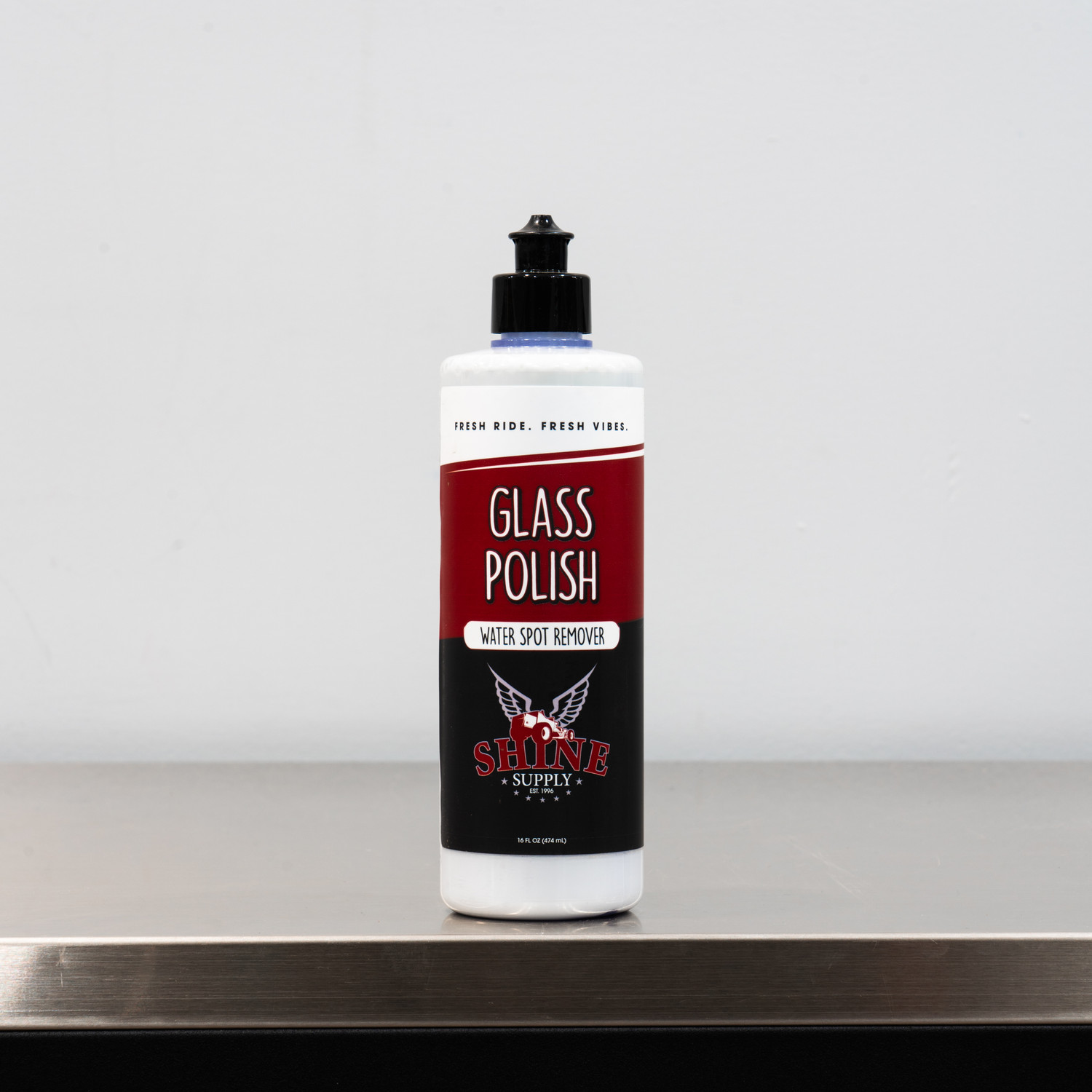 Shine Supply Glass Polish 16oz  Window Polish and Water Spot Remover