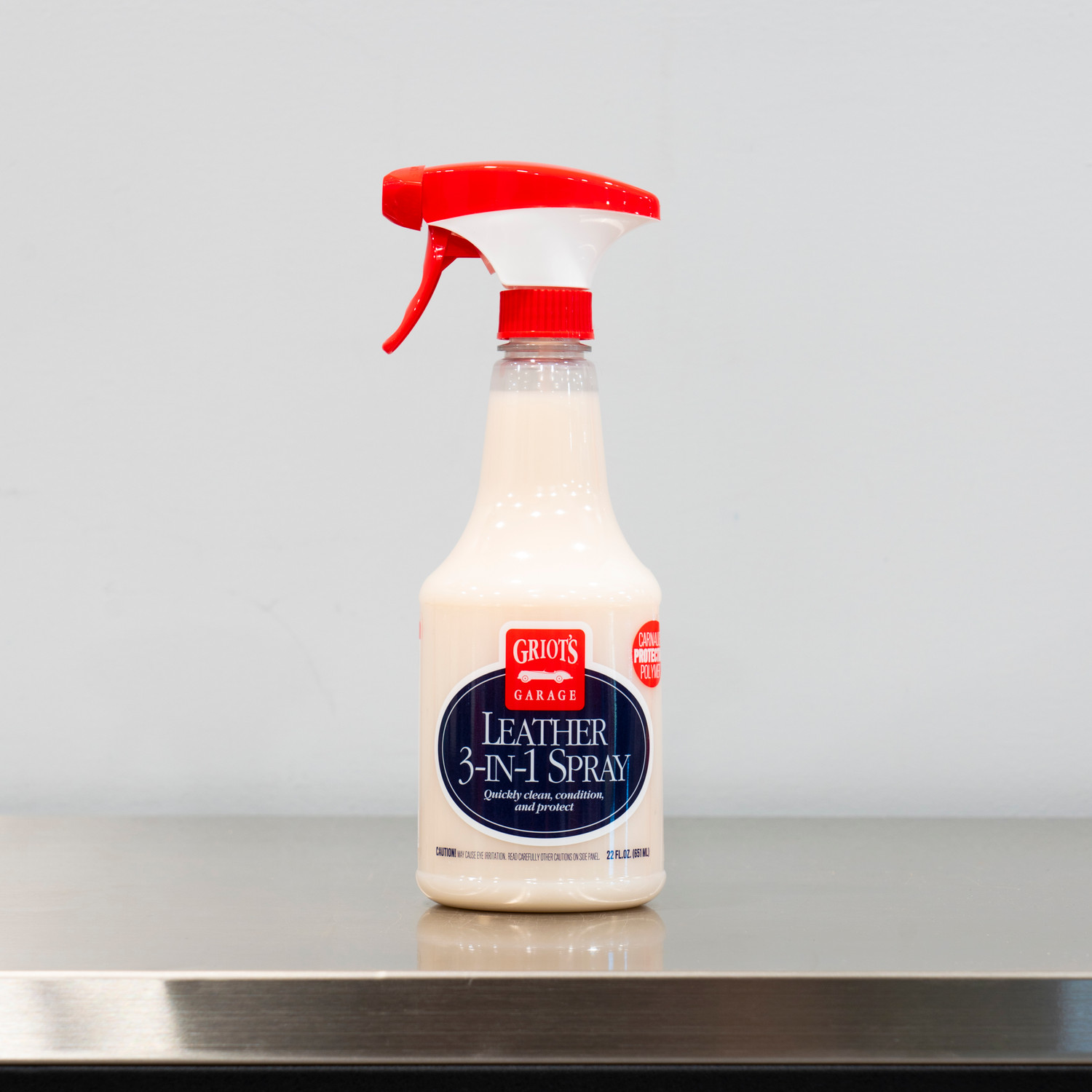 Griot's Garage Leather 3 in 1 Spray 22oz | Cleans and Conditions