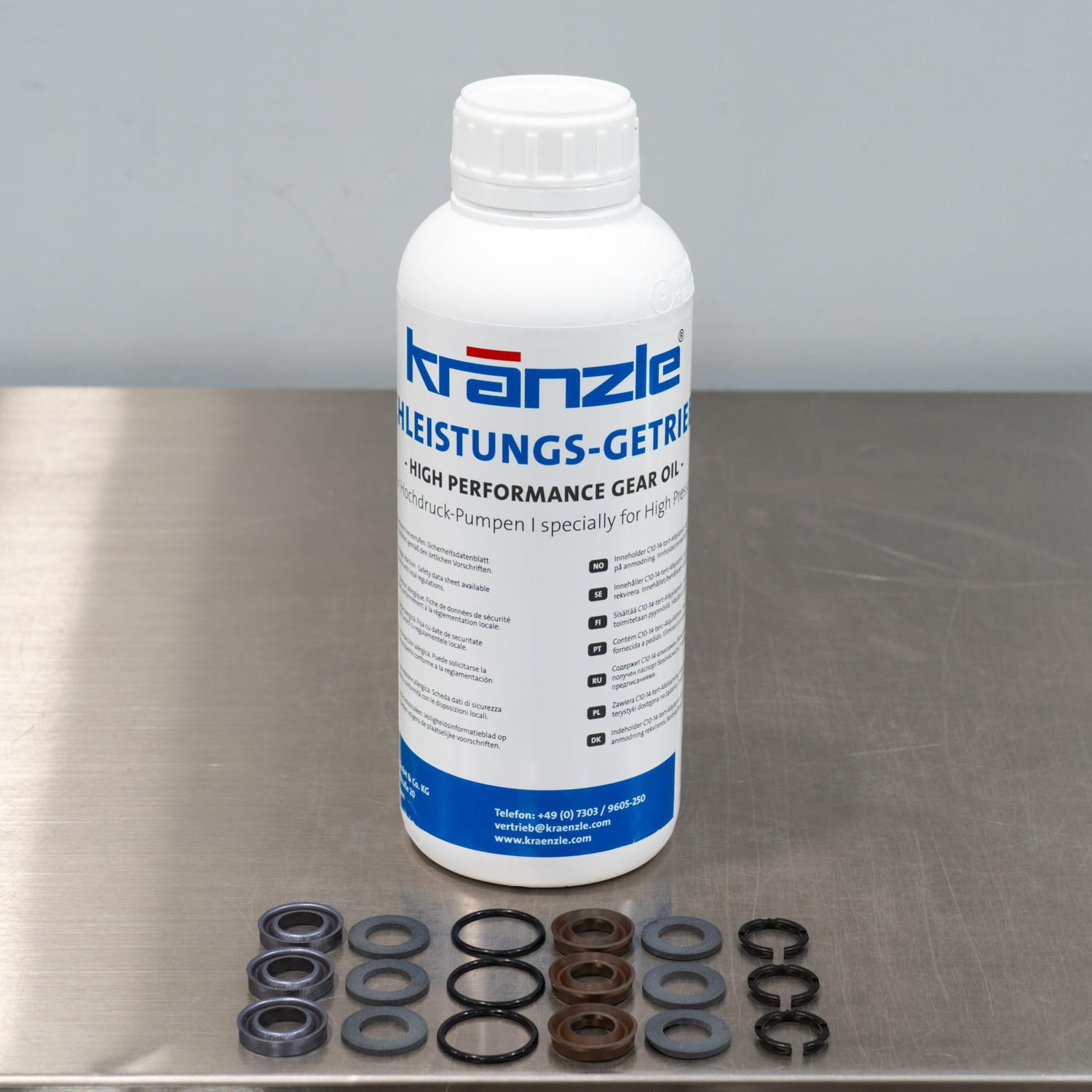 Kranzle AZL Pump Maintenance Seal Rebuild Kit and Pump Oil 1622TS 1122TST