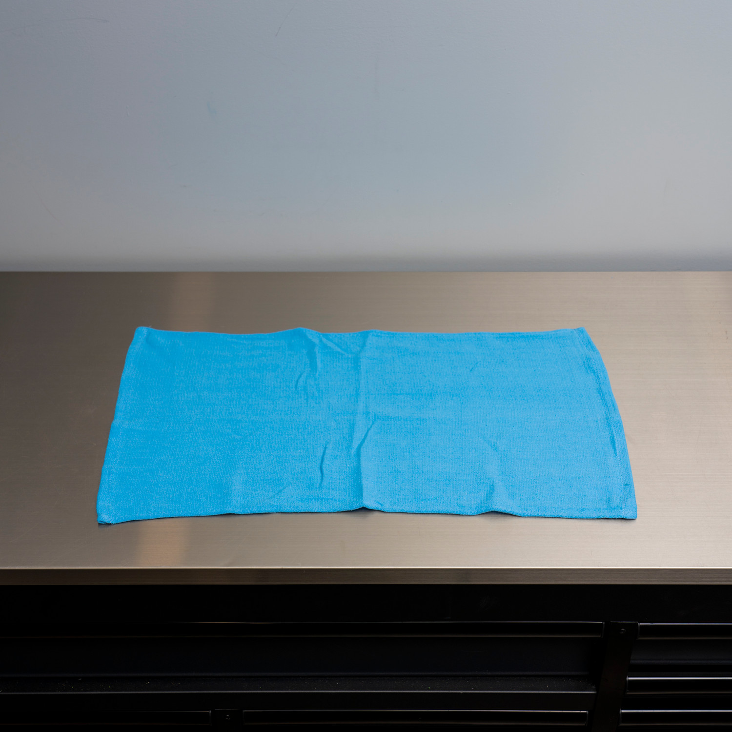 Towels -- Used Huck 100% Cotton - Blue