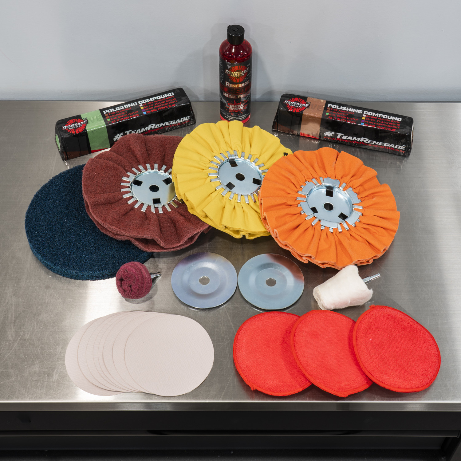 Renegade Forged Aluminum and Billet Wheel Polishing Kit | For Rotary  Polisher or