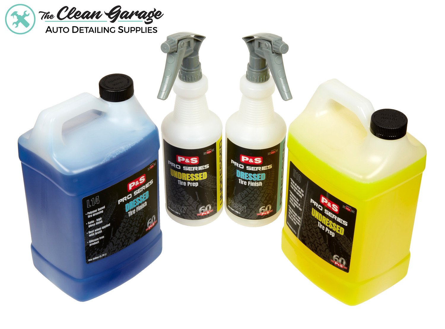 P&S Professional Detail Products - Shine All Performance Dressing - Premium  High Performance Water Based Tire Dressing, Also Perfect for Vinyl, Rubber