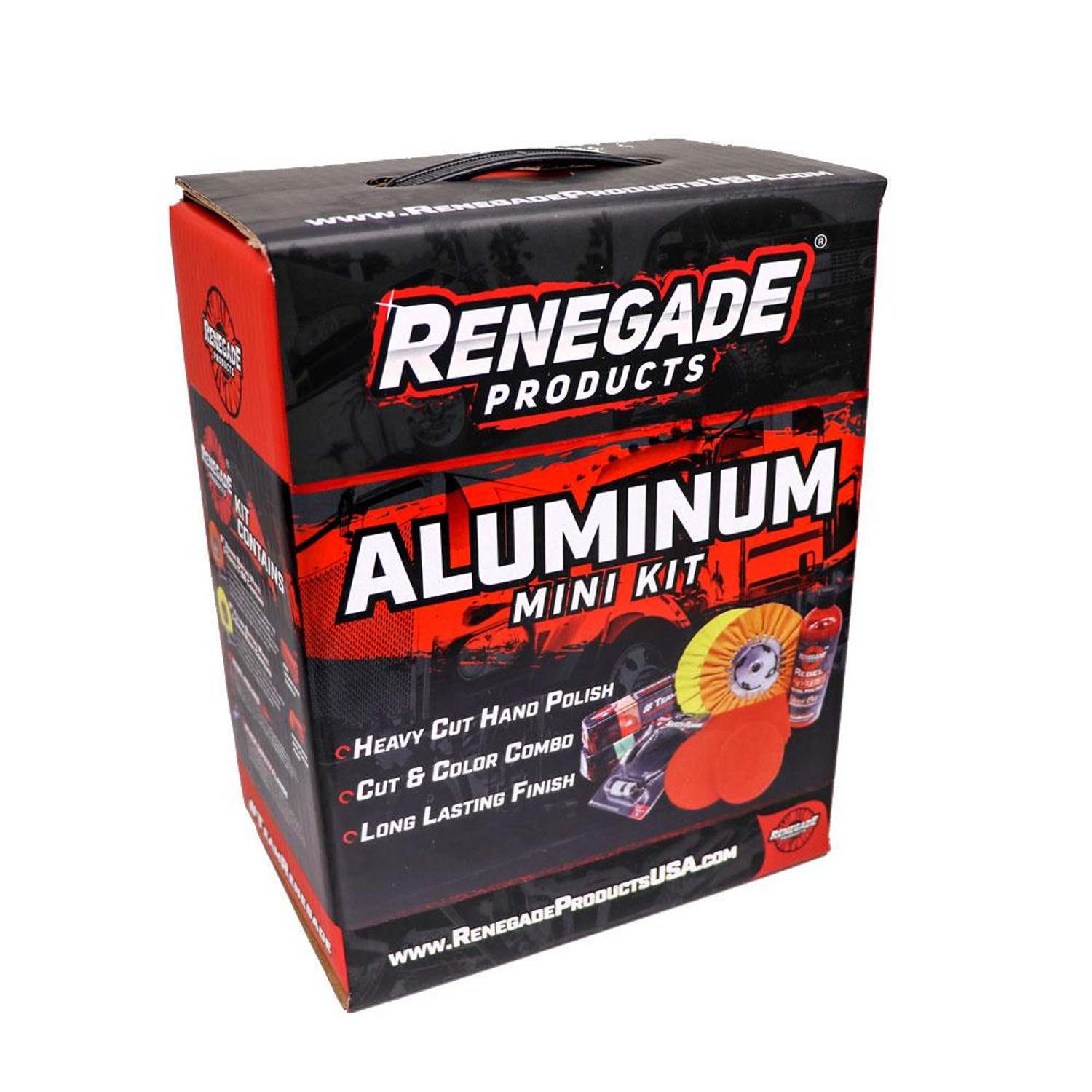 Renegade Aluminum Polishing Mini Kit  For Rotary Polisher or Angle Grinder