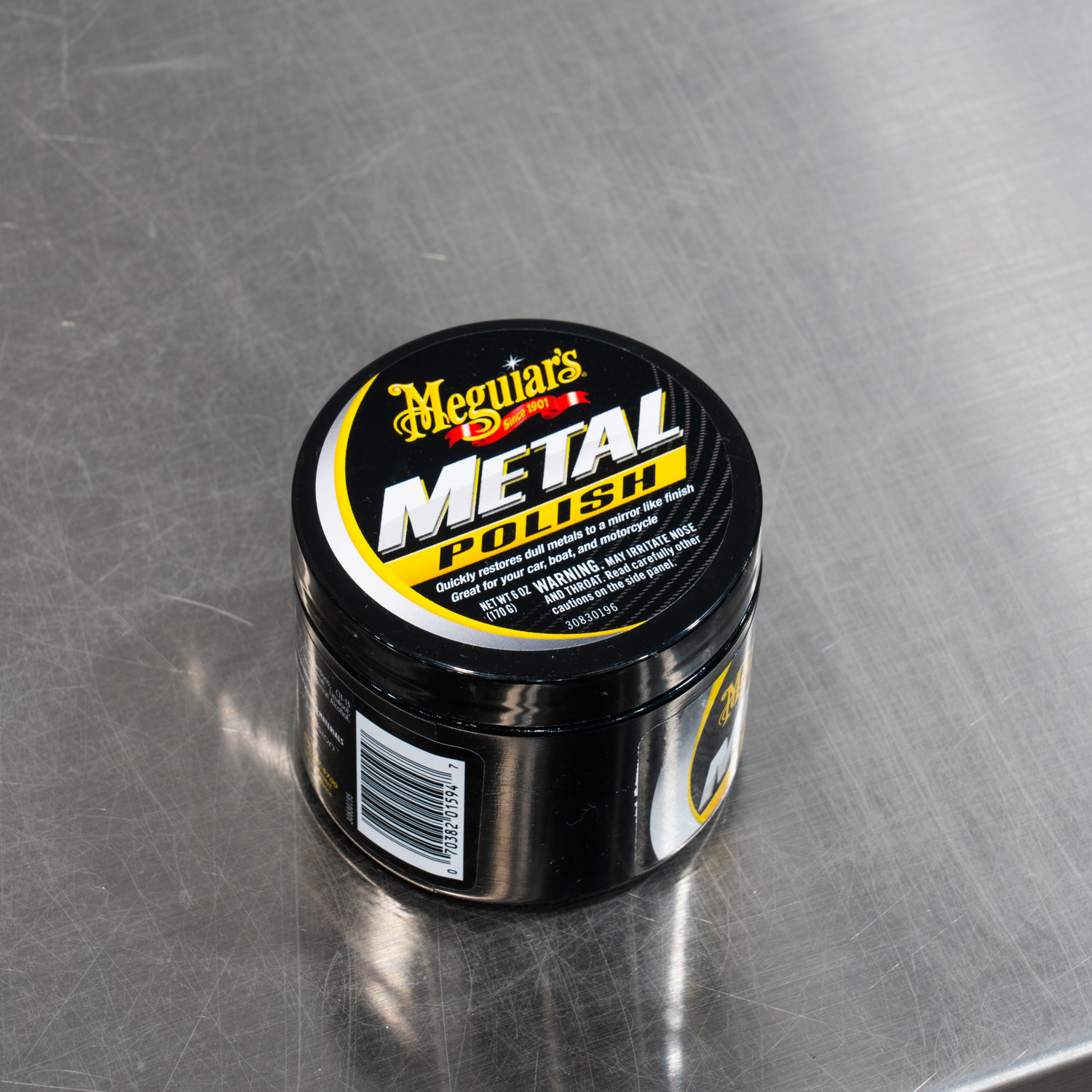 Meguiars Metal Polish 6oz  Aluminum and Chrome Polish